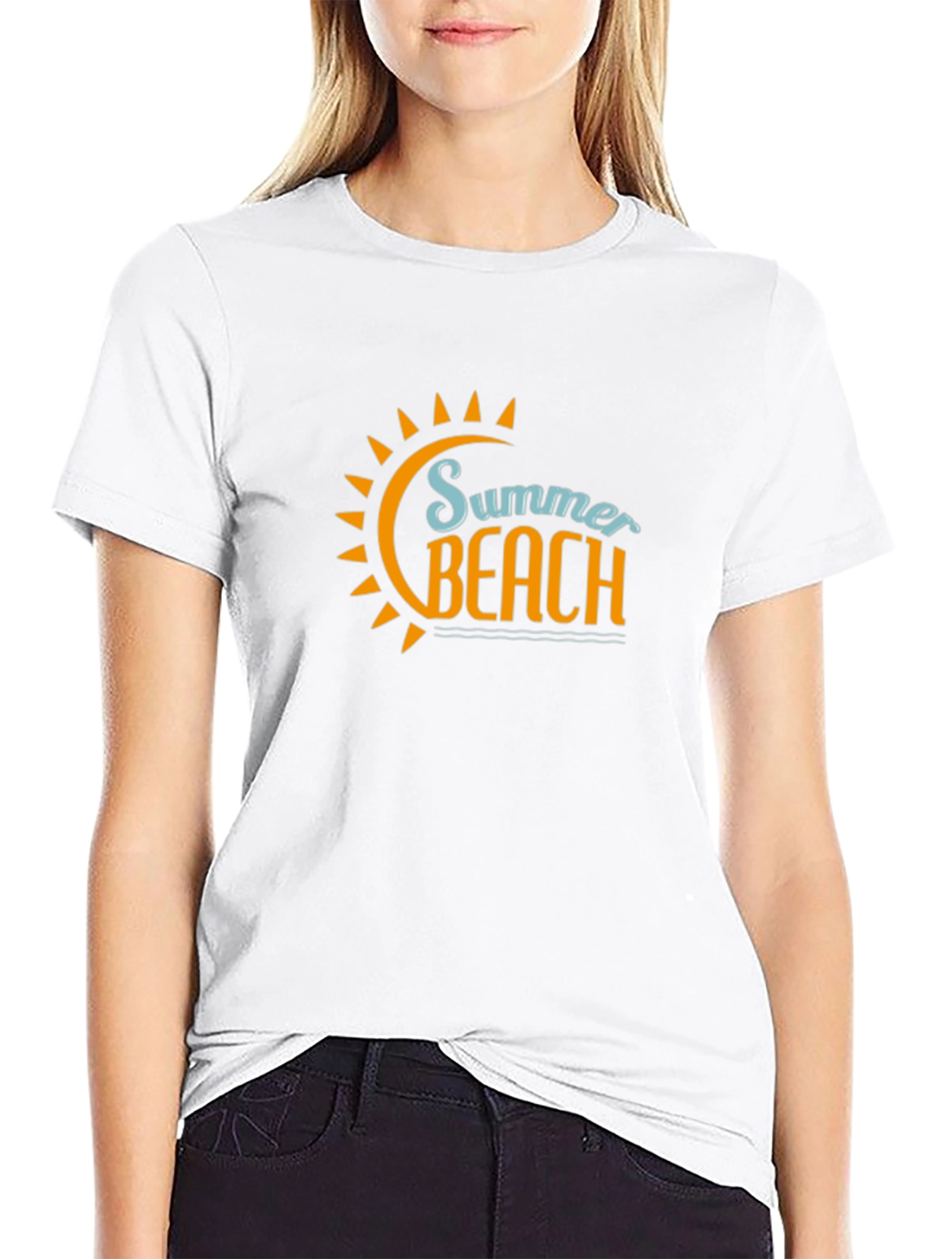 Summer Beach Graphic T-Shirt