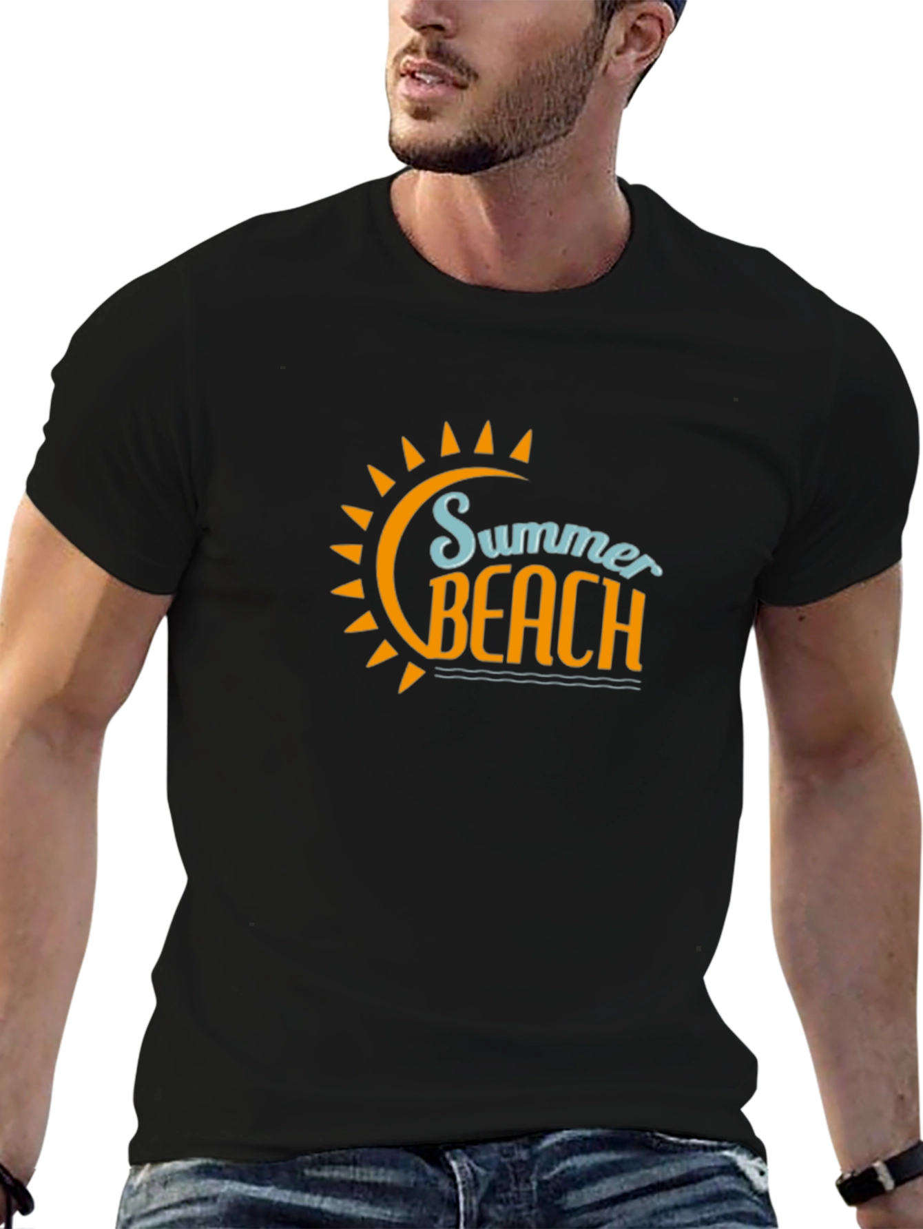 Summer Beach Graphic T-Shirt