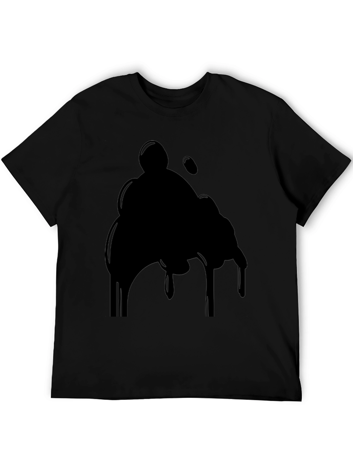 Abstract Black Graphic T-Shirt