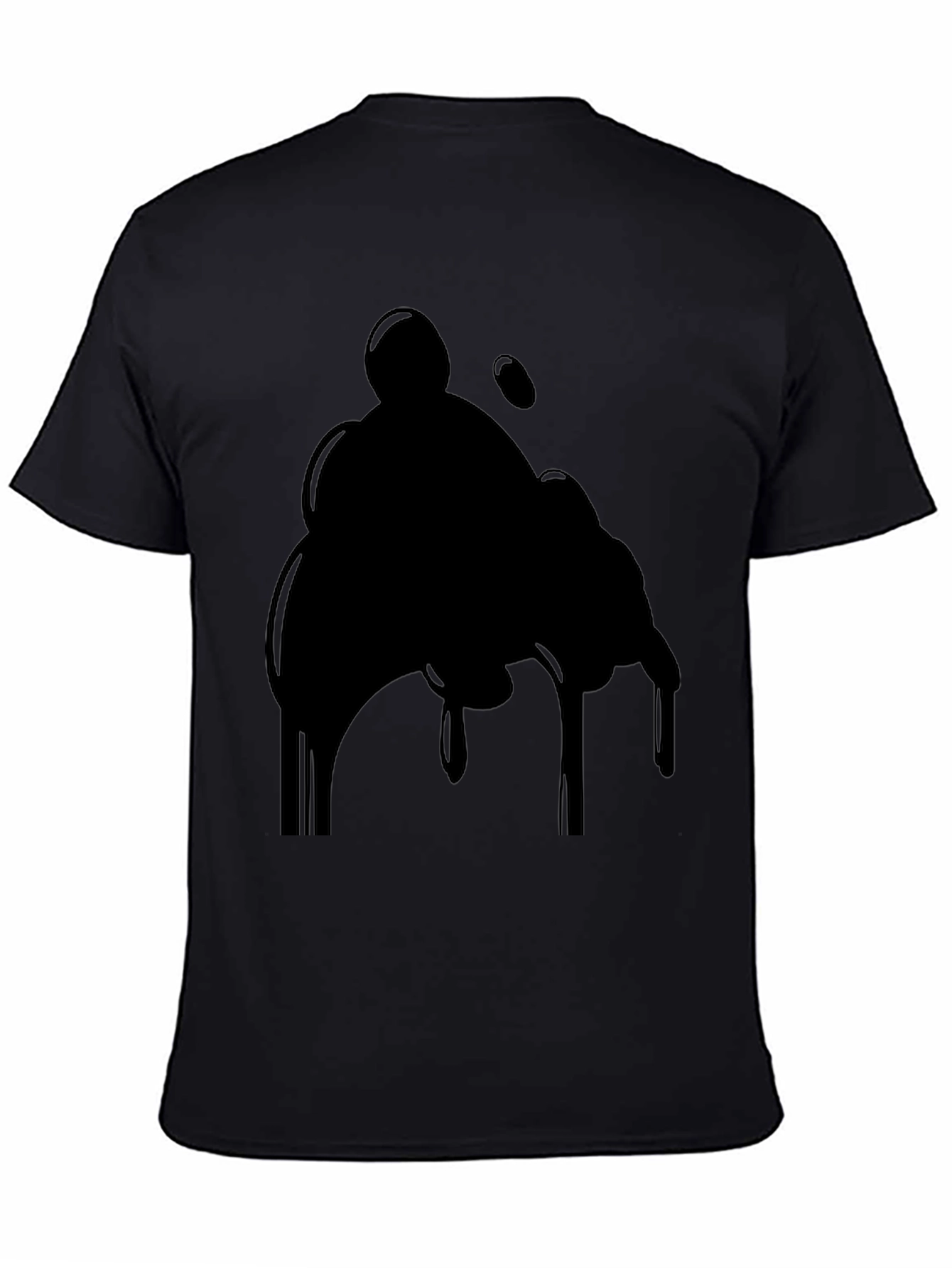 Abstract Black Graphic T-Shirt