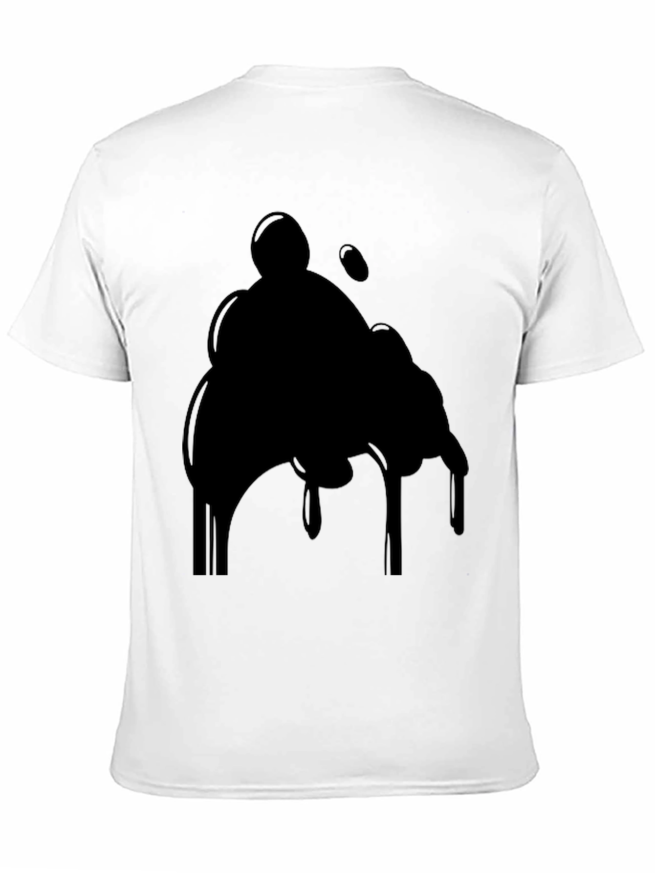 Abstract Black Graphic T-Shirt