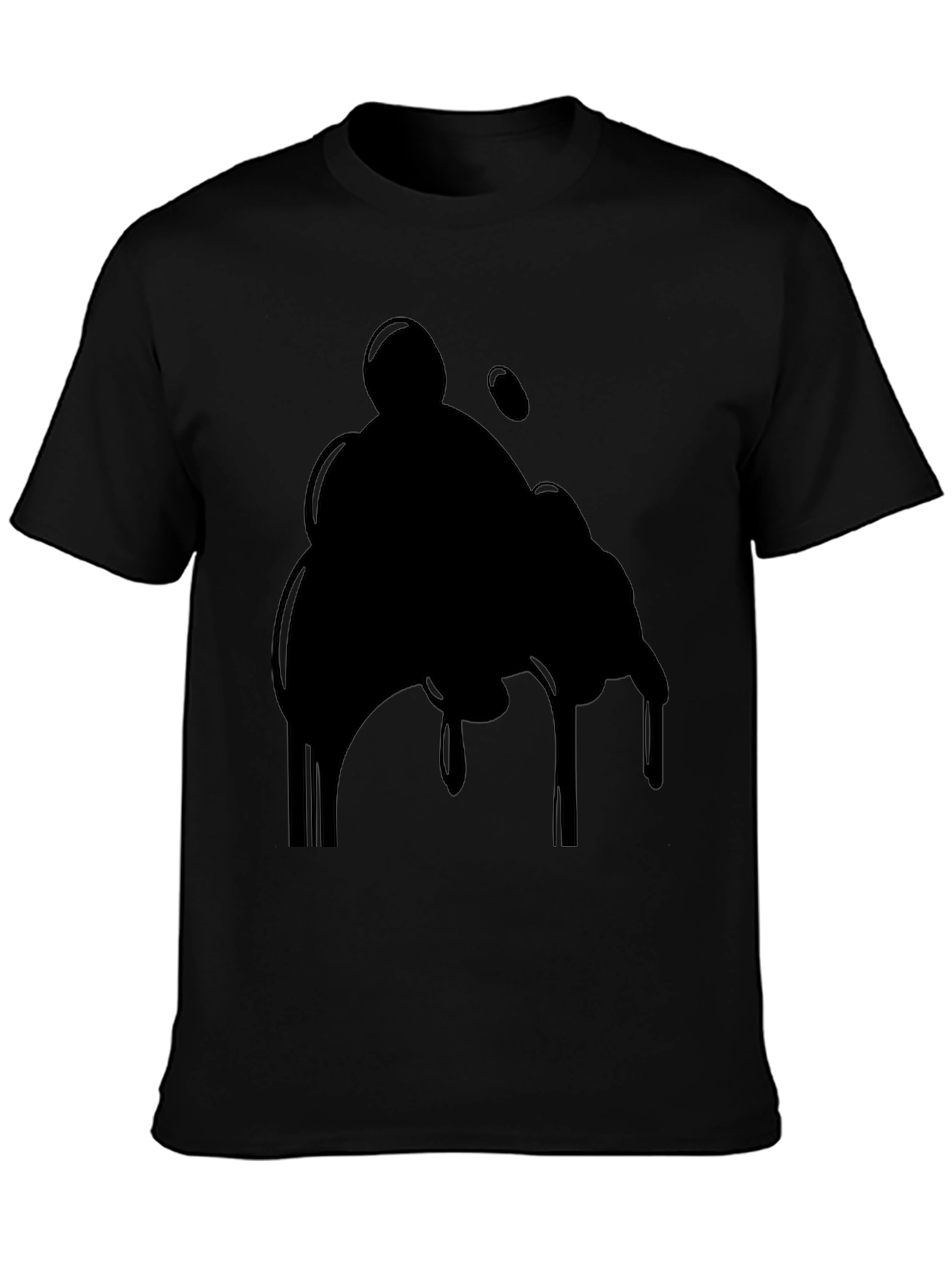 Abstract Black Graphic T-Shirt