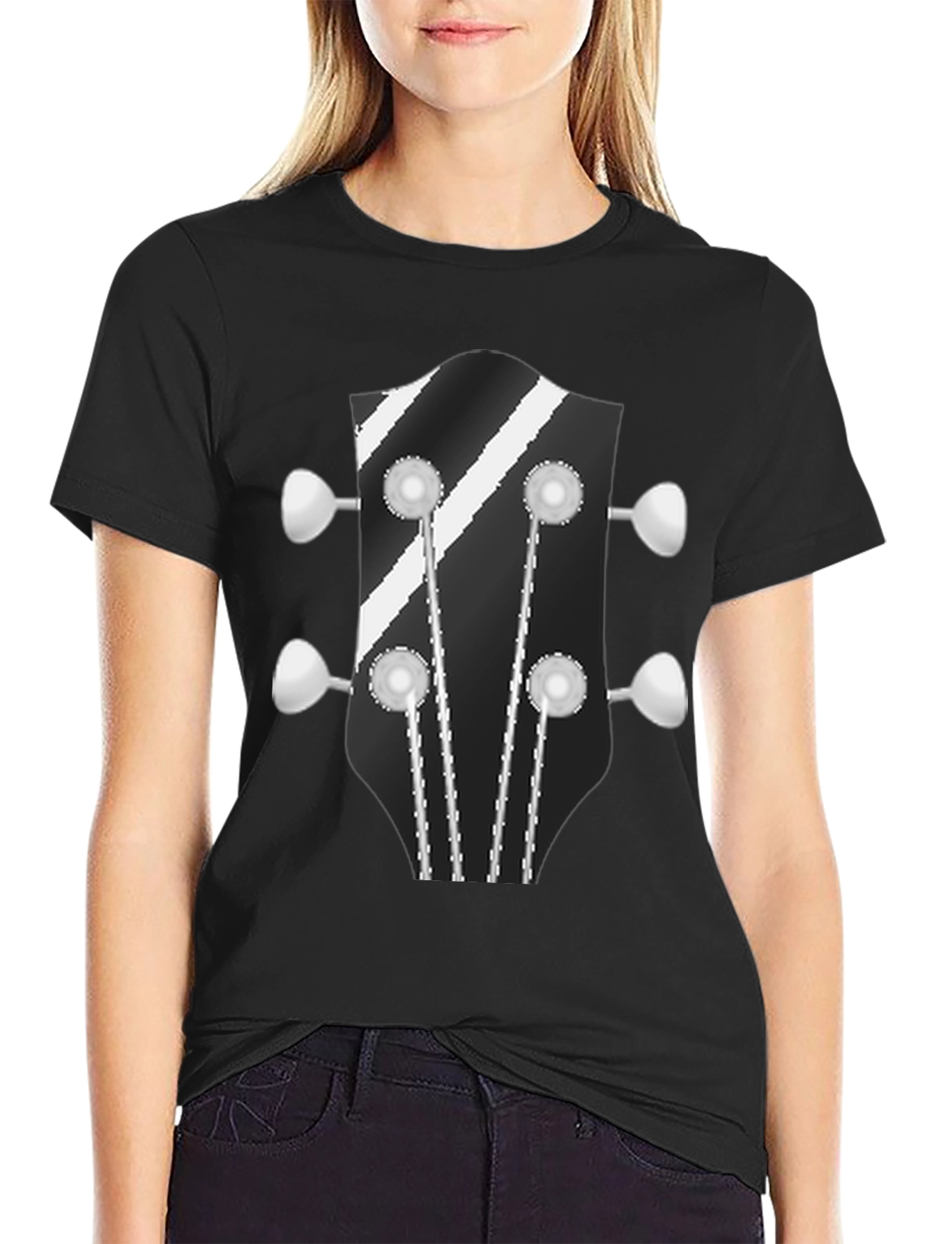 Guitar Headstock Graphic T-Shirt