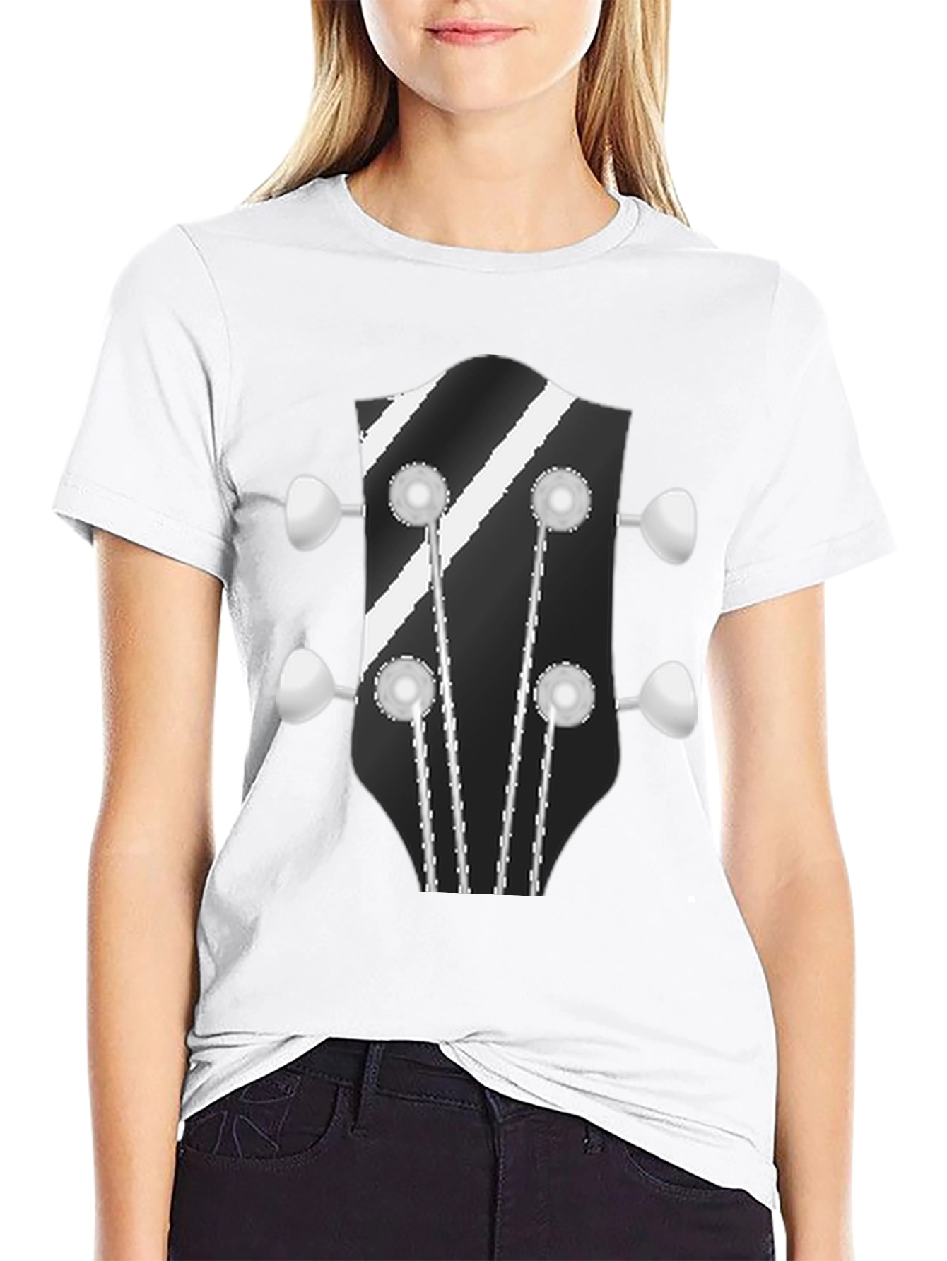 Guitar Headstock Graphic T-Shirt