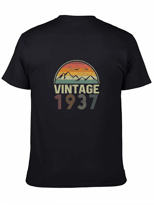 Vintage 1937 Graphic Tee - Retro Style