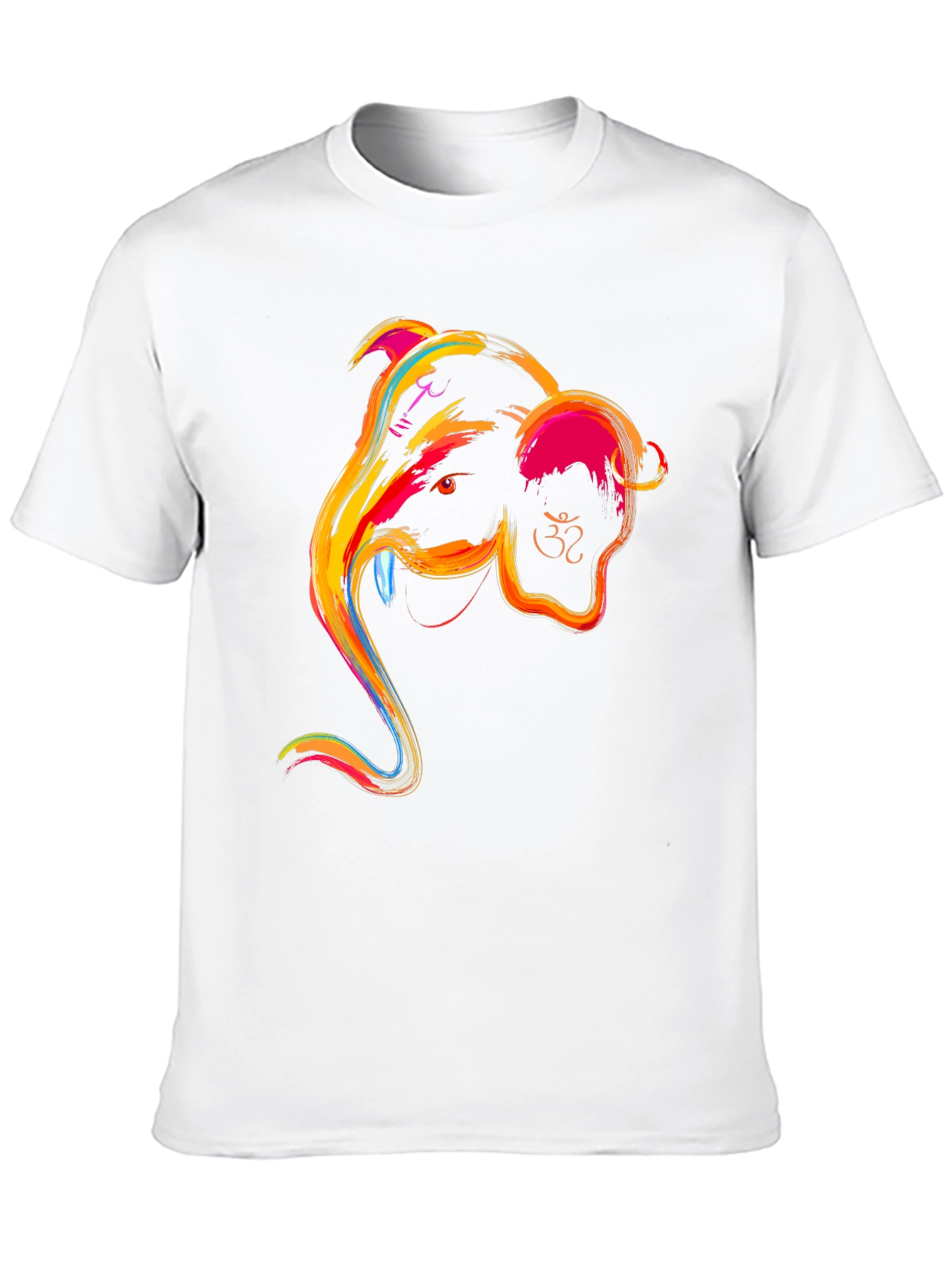 Ganesha Graphic Tee - Vibrant Indian God Design