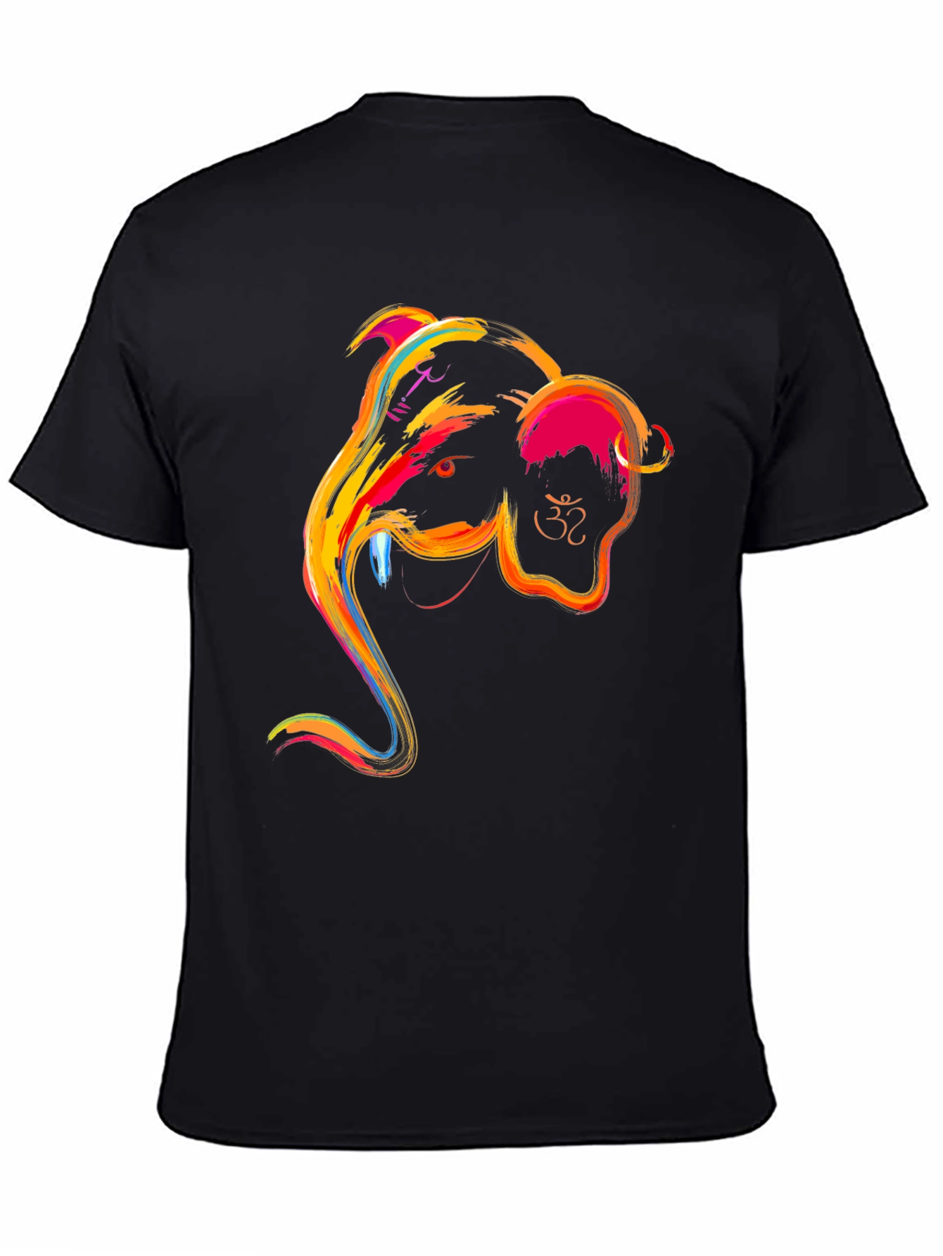 Ganesha Graphic Tee - Vibrant Indian God Design