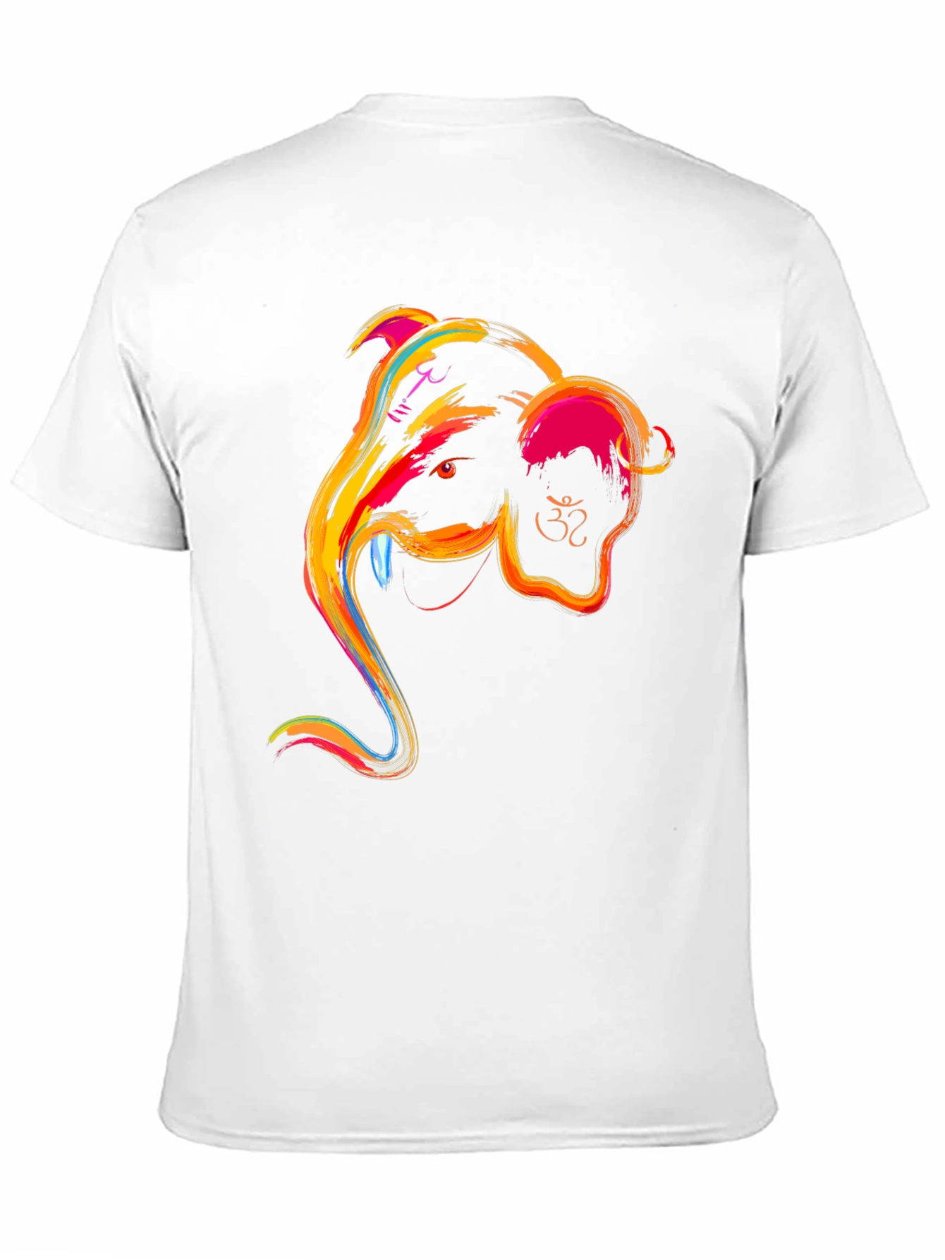 Ganesha Graphic Tee - Vibrant Indian God Design