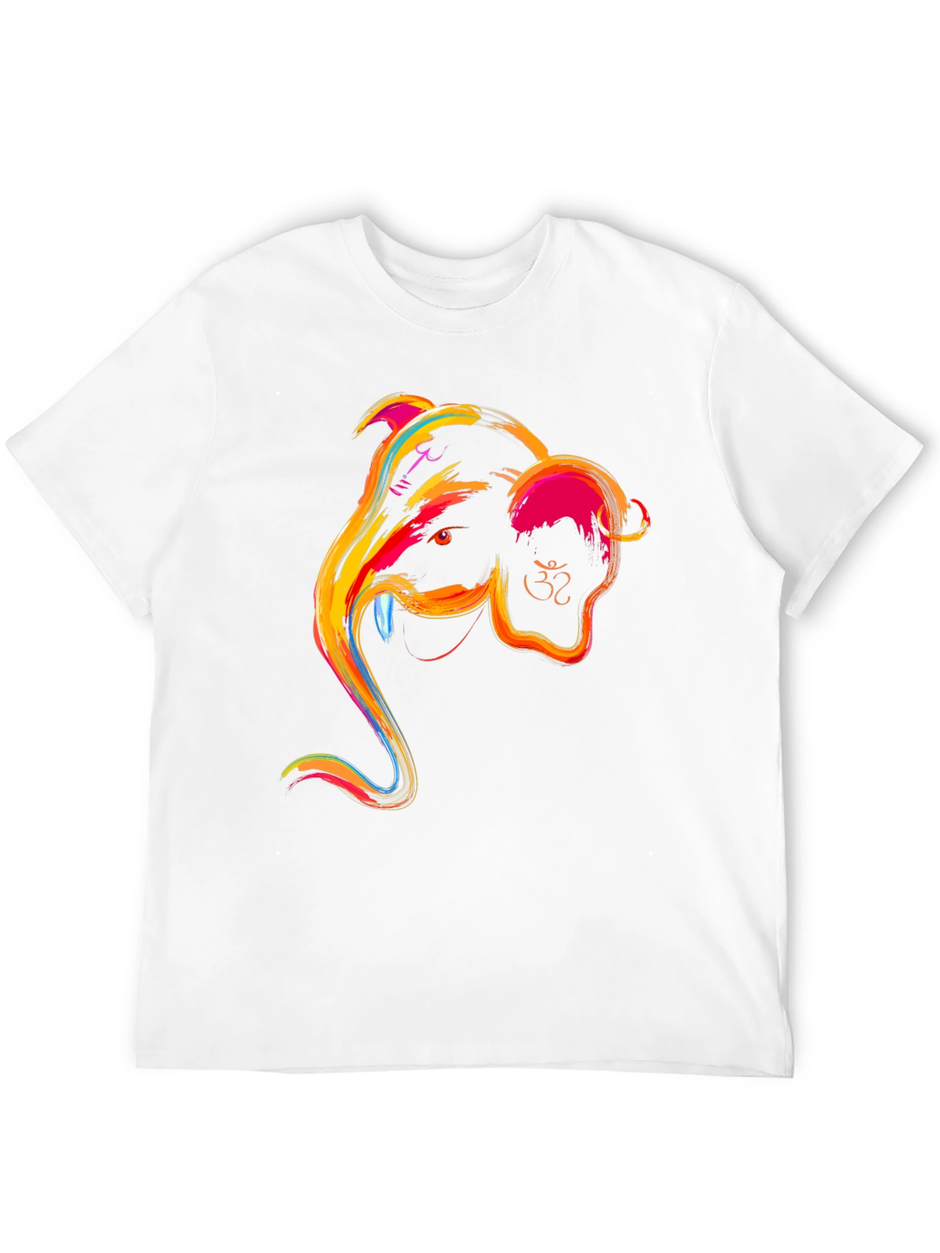 Ganesha Graphic Tee - Vibrant Indian God Design