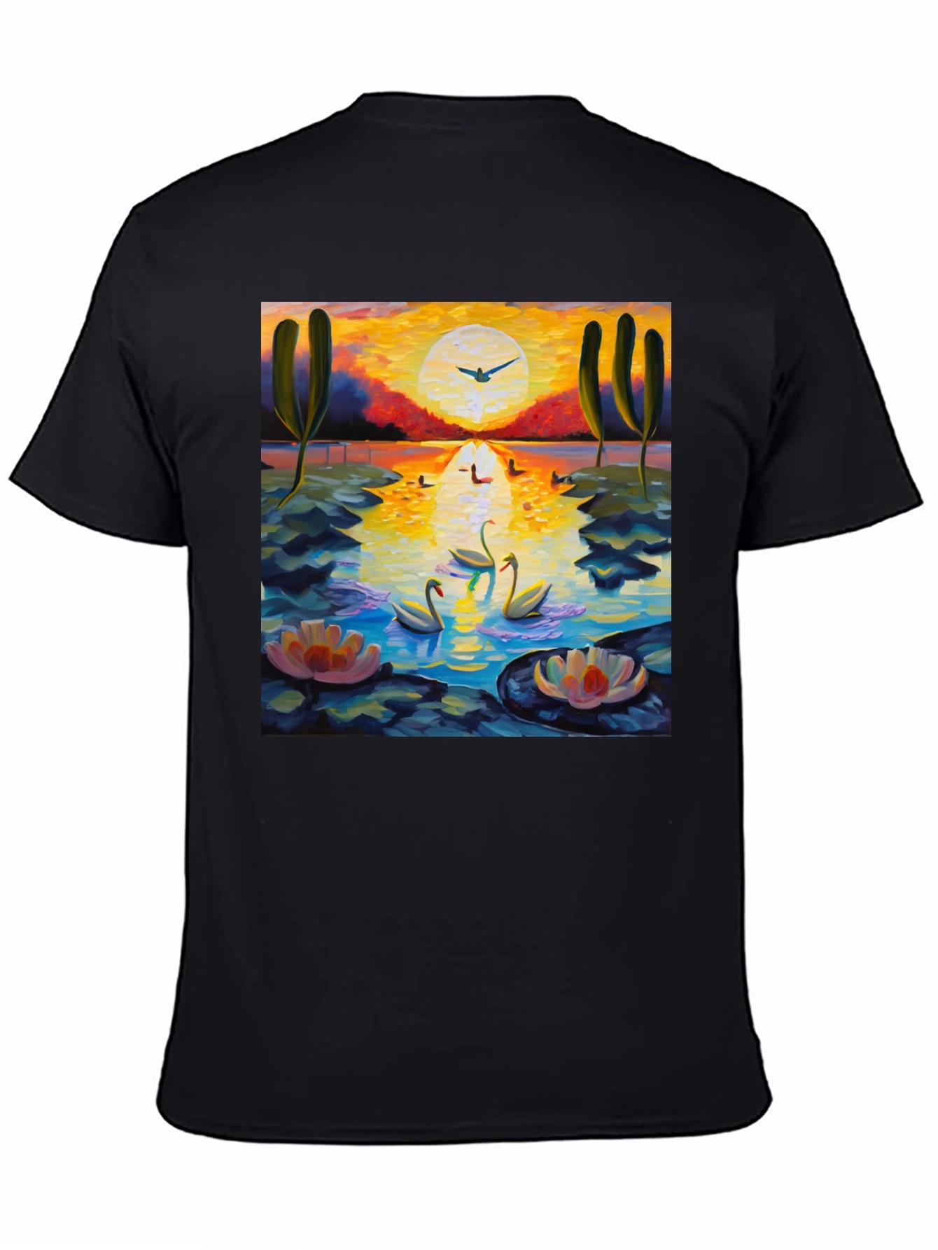 Swan Lake Impression T-Shirt