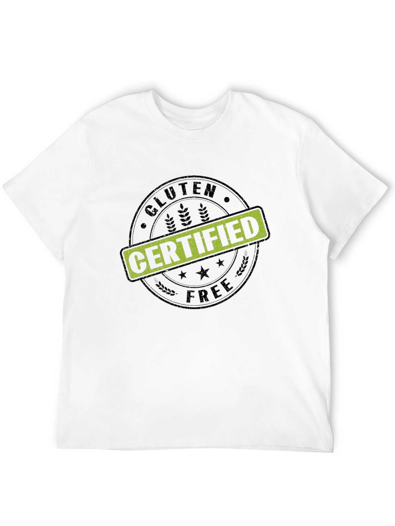 Gluten Free Certified Black Graphic Tee