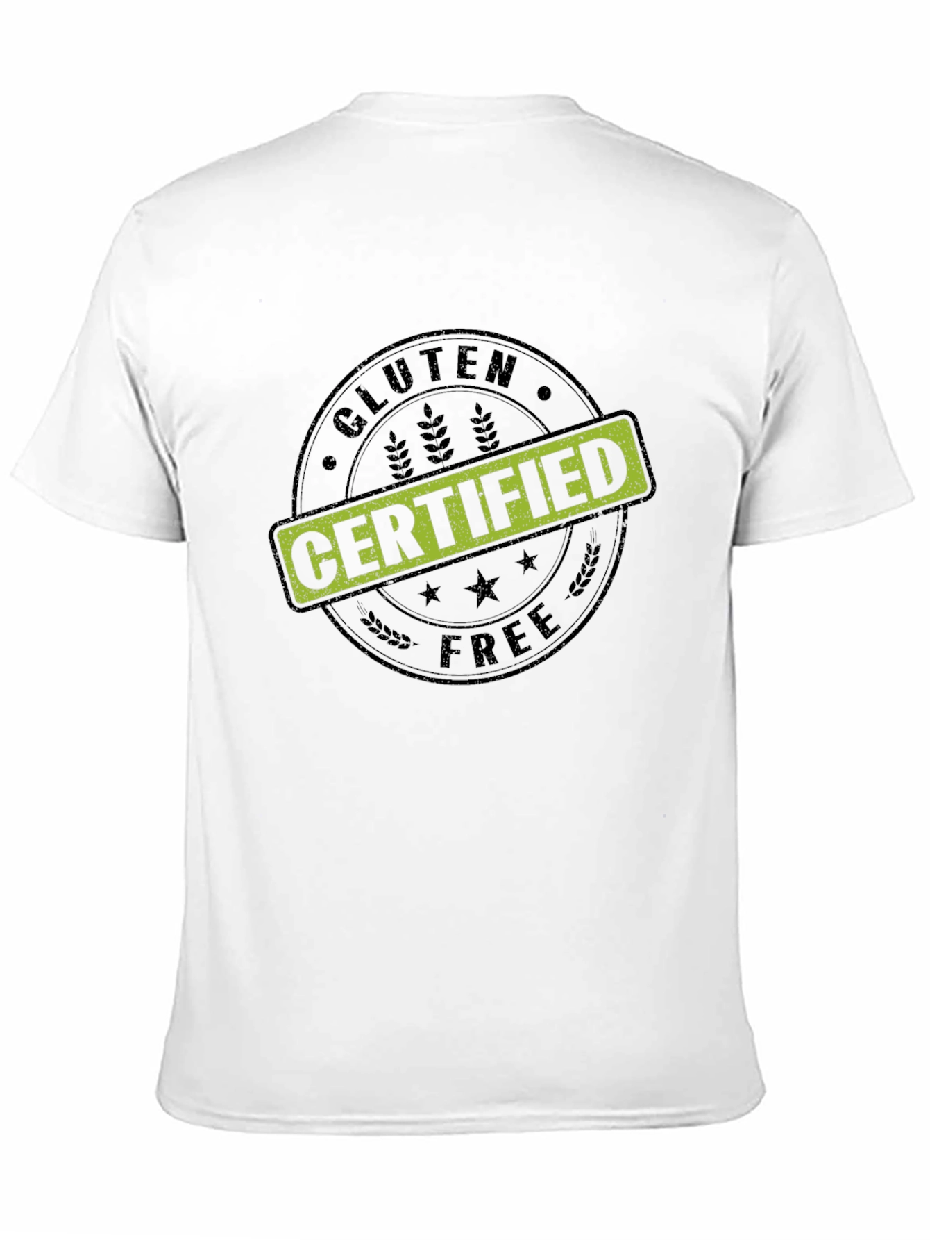 Gluten Free Certified Black Graphic Tee