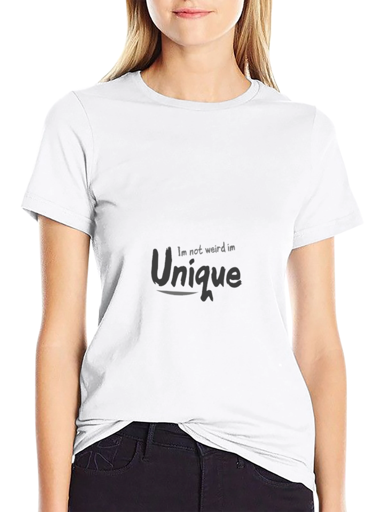 Unique Statement Black T-Shirt