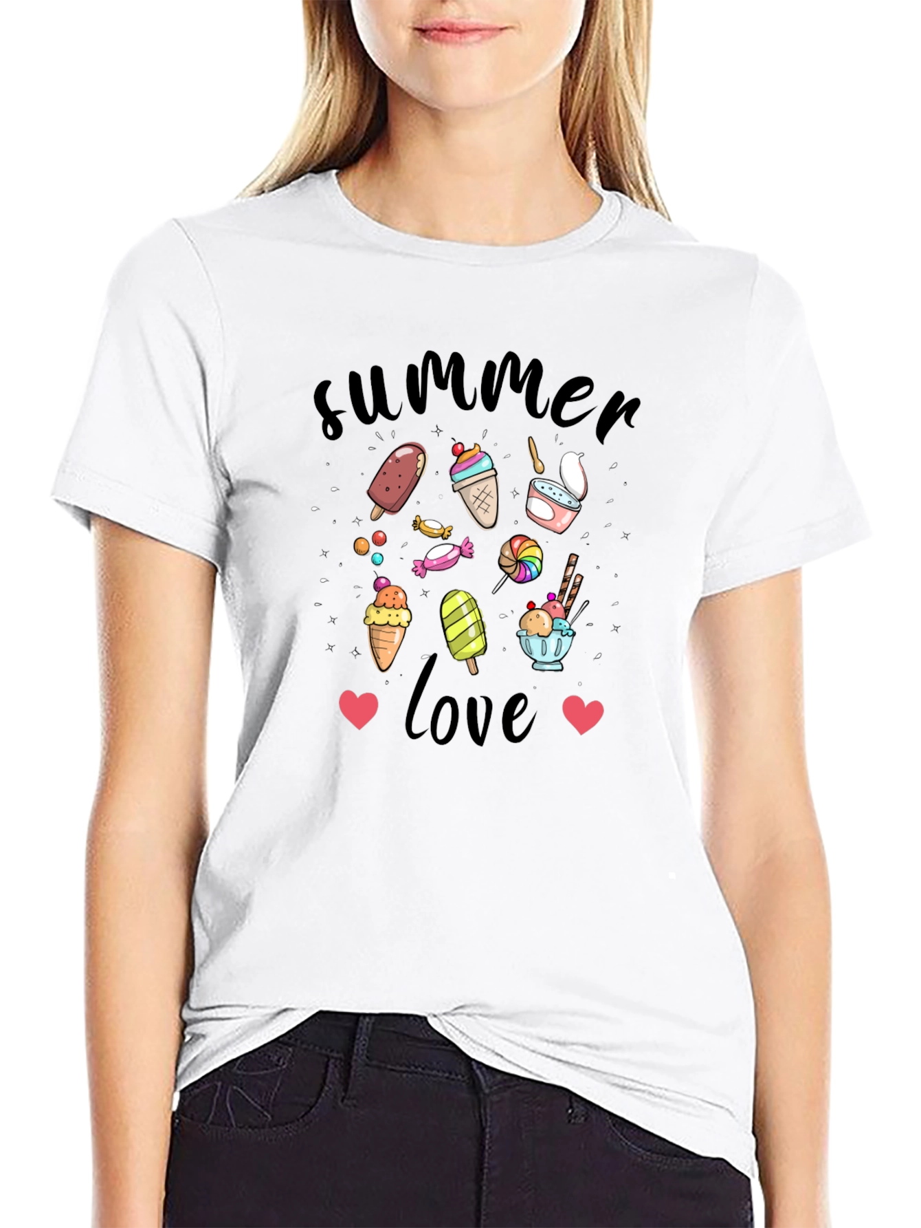 Summer Love T-Shirt - Ice Cream Design