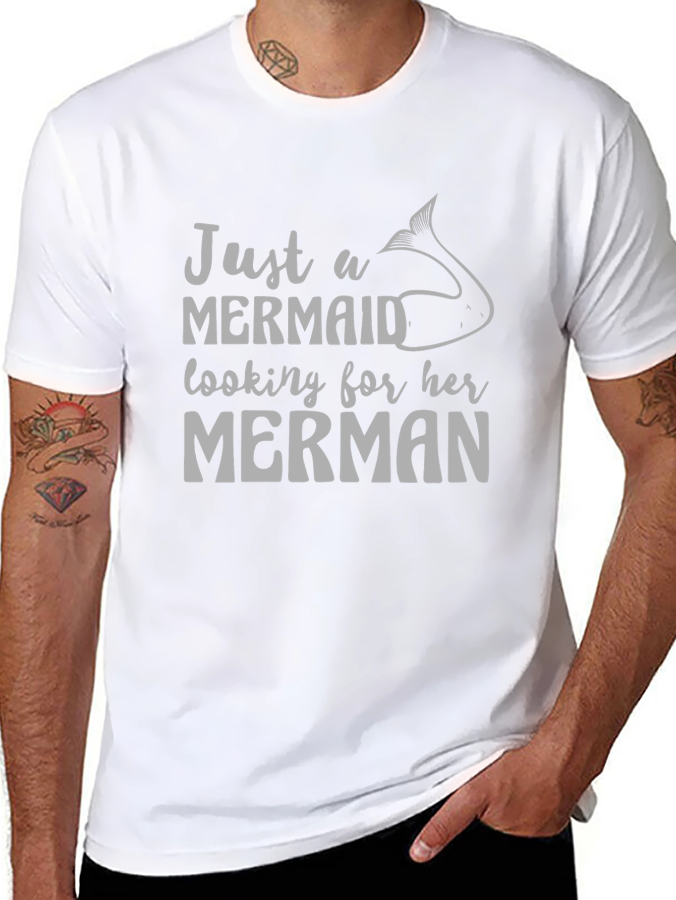 Just A Mermaid Looking For Her Merman T-Shirt