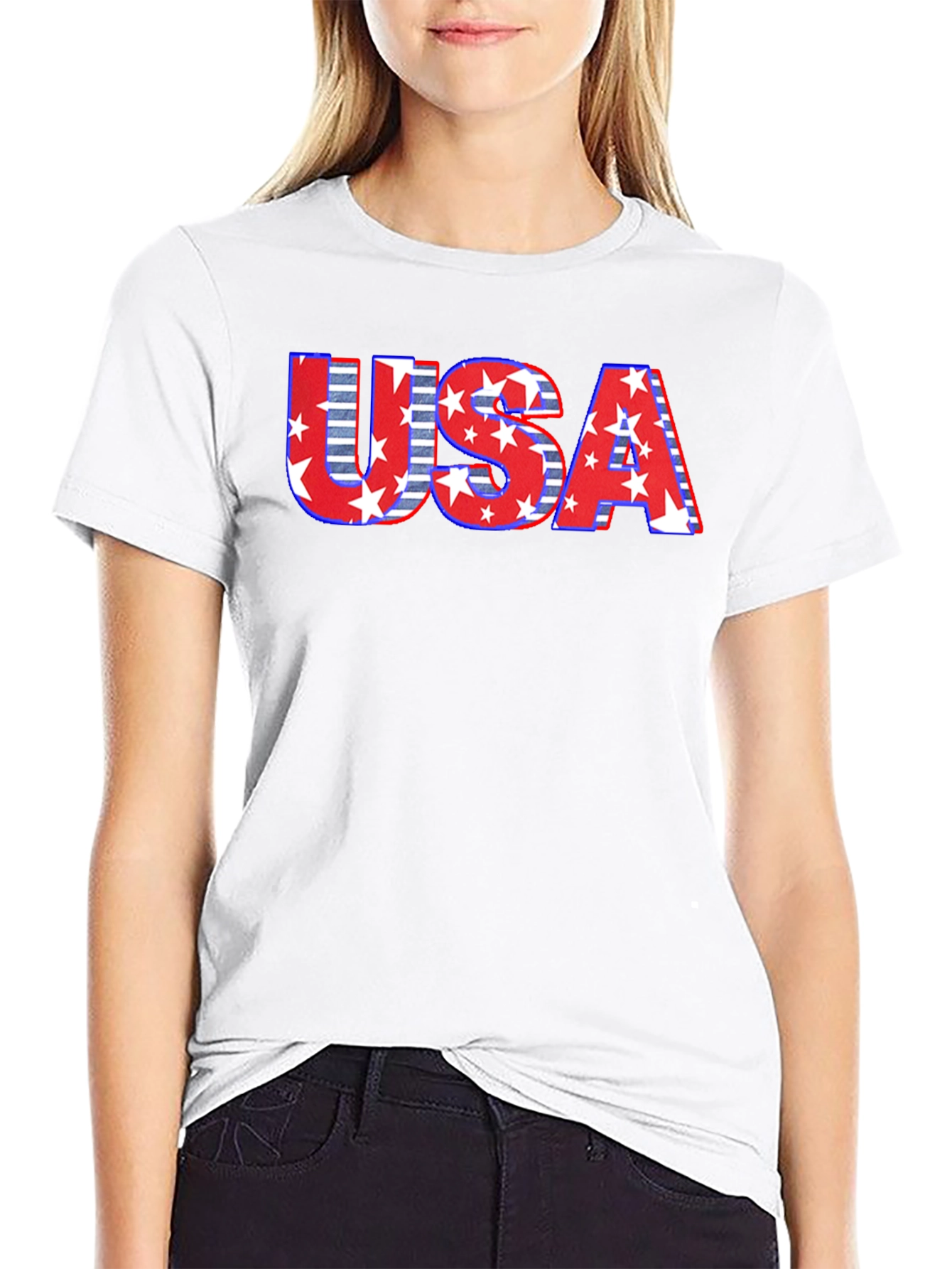 USA Flag Stars & Stripes Graphic T-Shirt