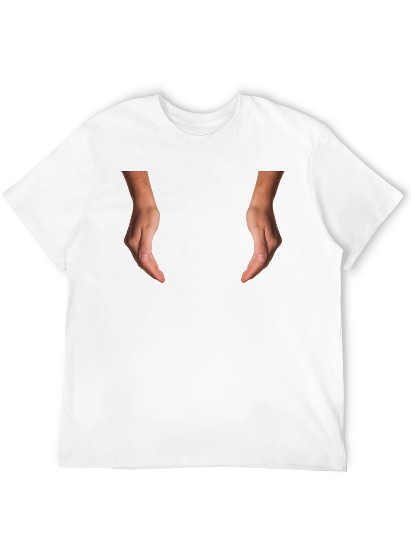 Novelty Hands Graphic Black T-Shirt