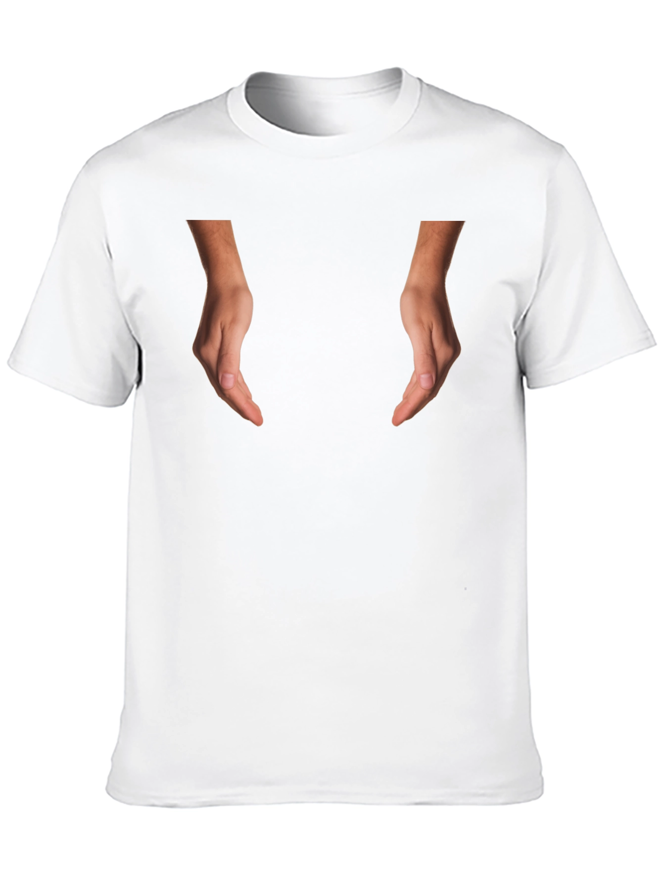 Novelty Hands Graphic Black T-Shirt