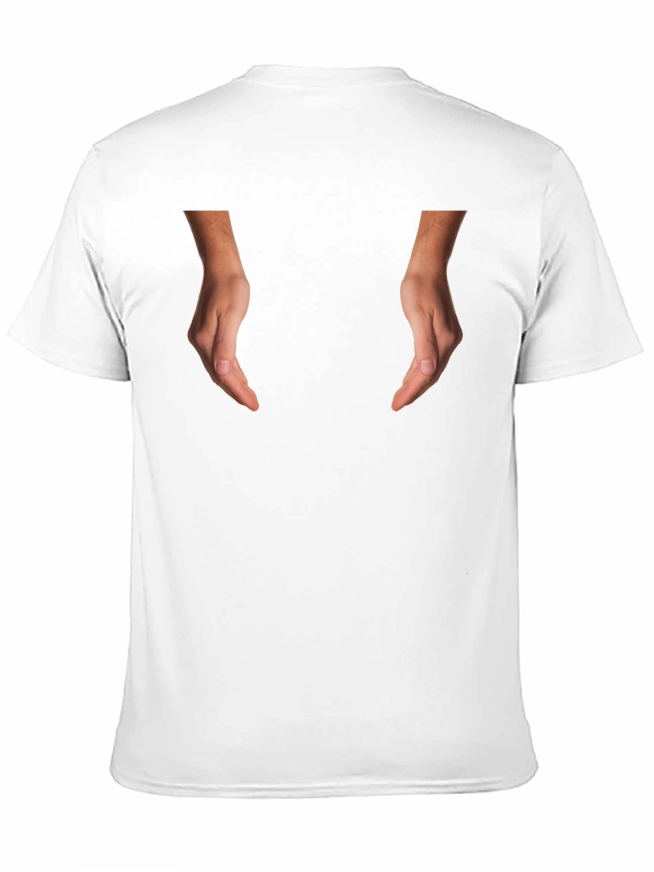 Novelty Hands Graphic Black T-Shirt