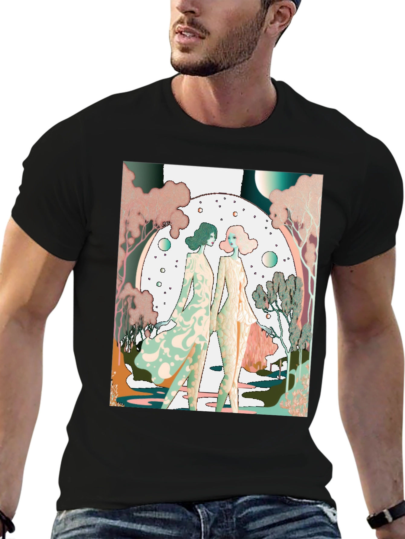 Art Nouveau Womens T-Shirt