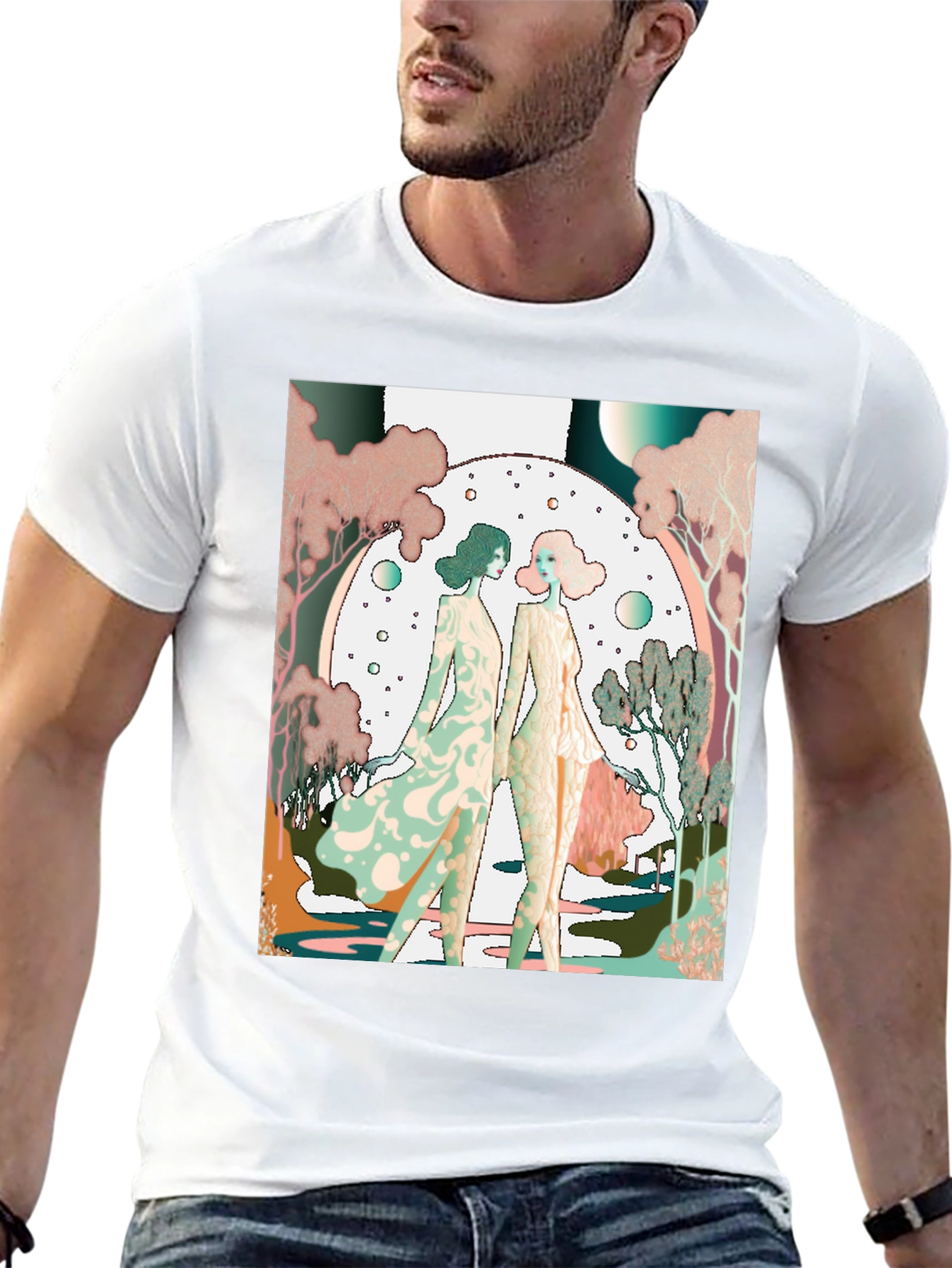 Art Nouveau Womens T-Shirt