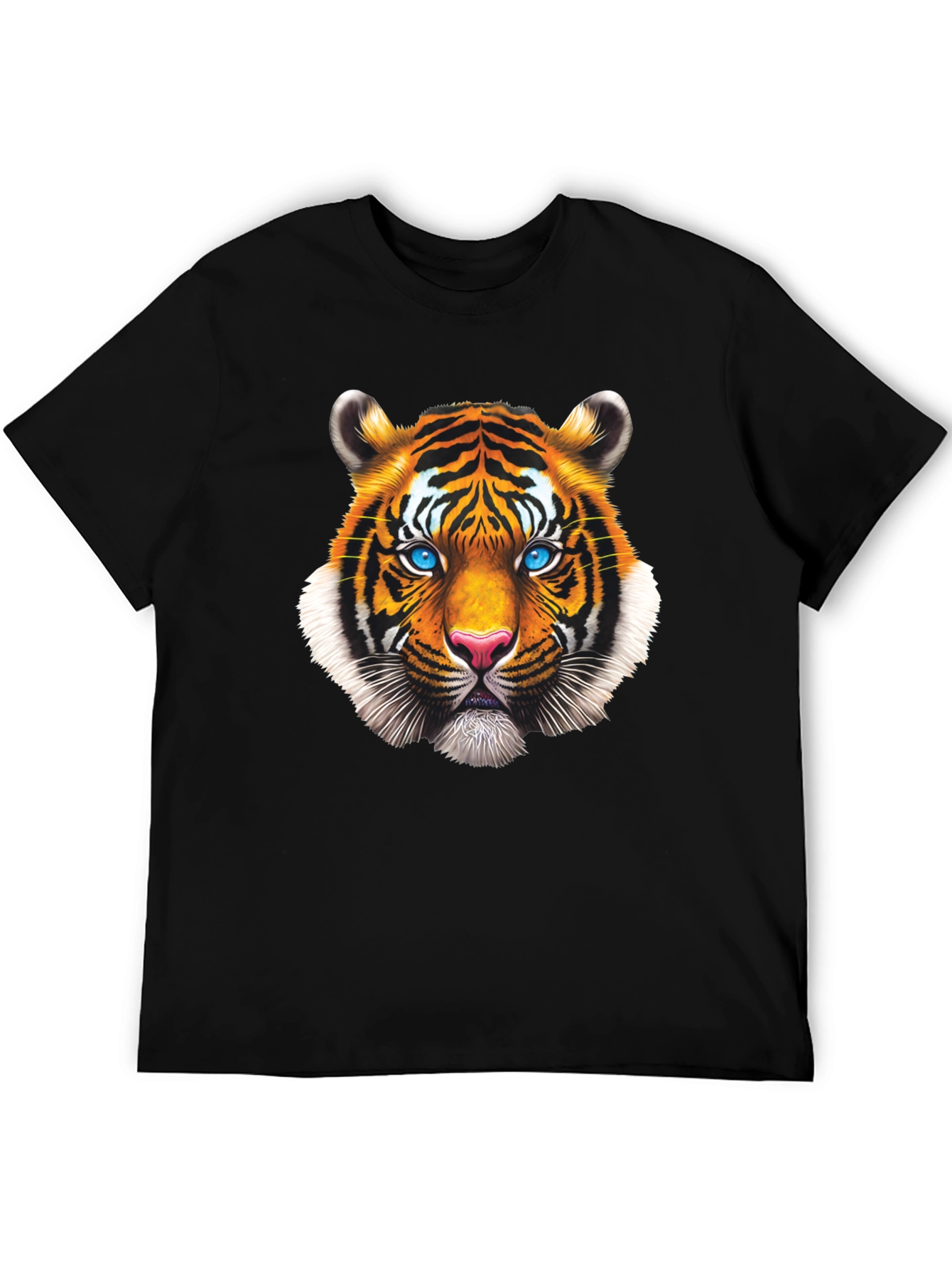 Bold Tiger Graphic Tee - Striking Animal Print