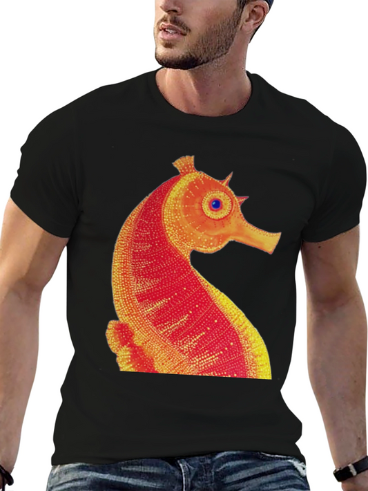 Seahorse Graphic Tee - Unique Design