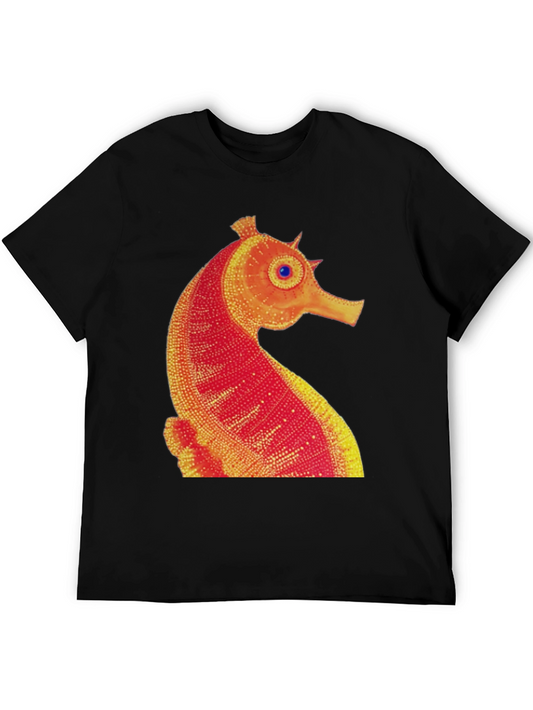 Seahorse Graphic Tee - Unique Design