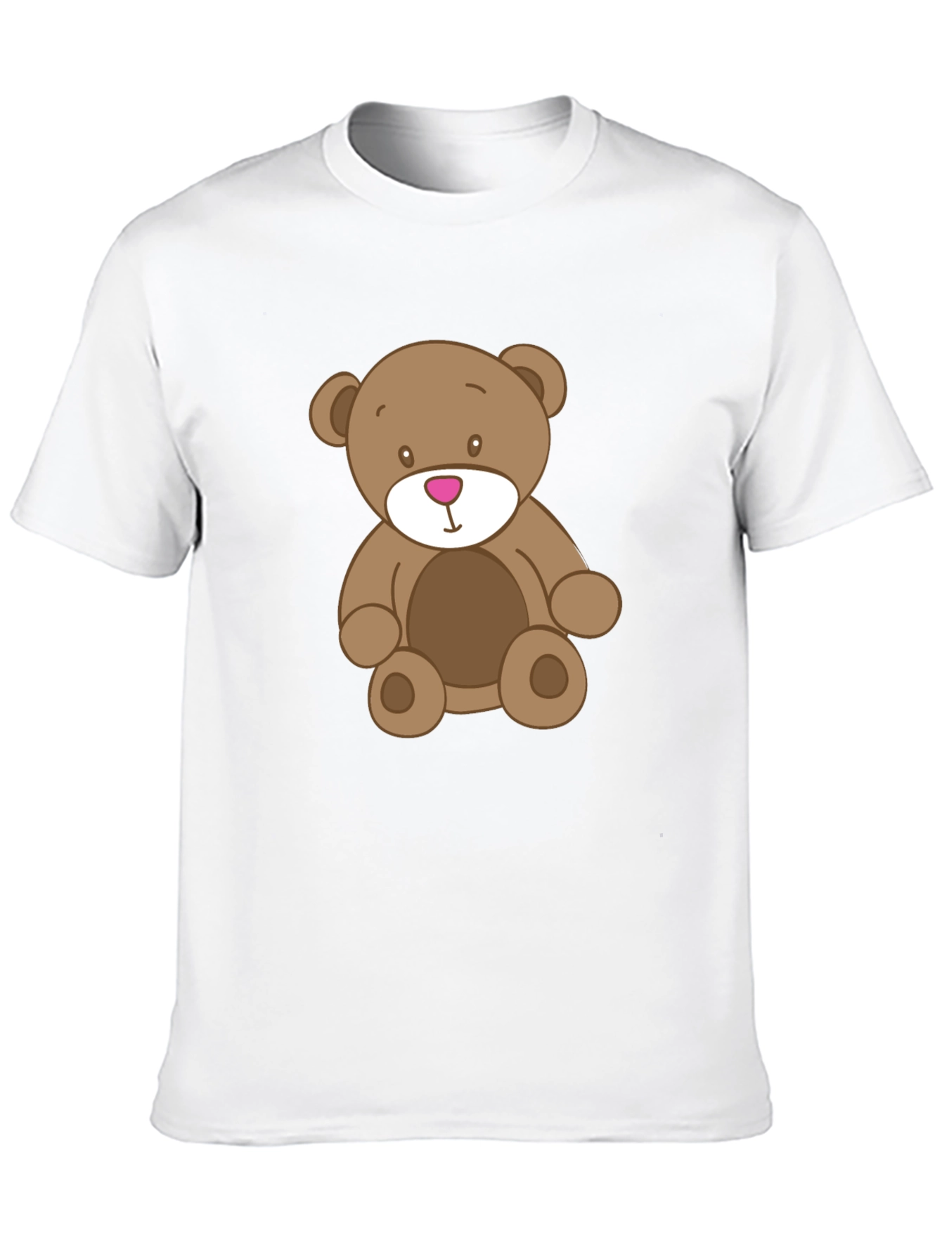 Teddy Bear Graphic Black T-Shirt