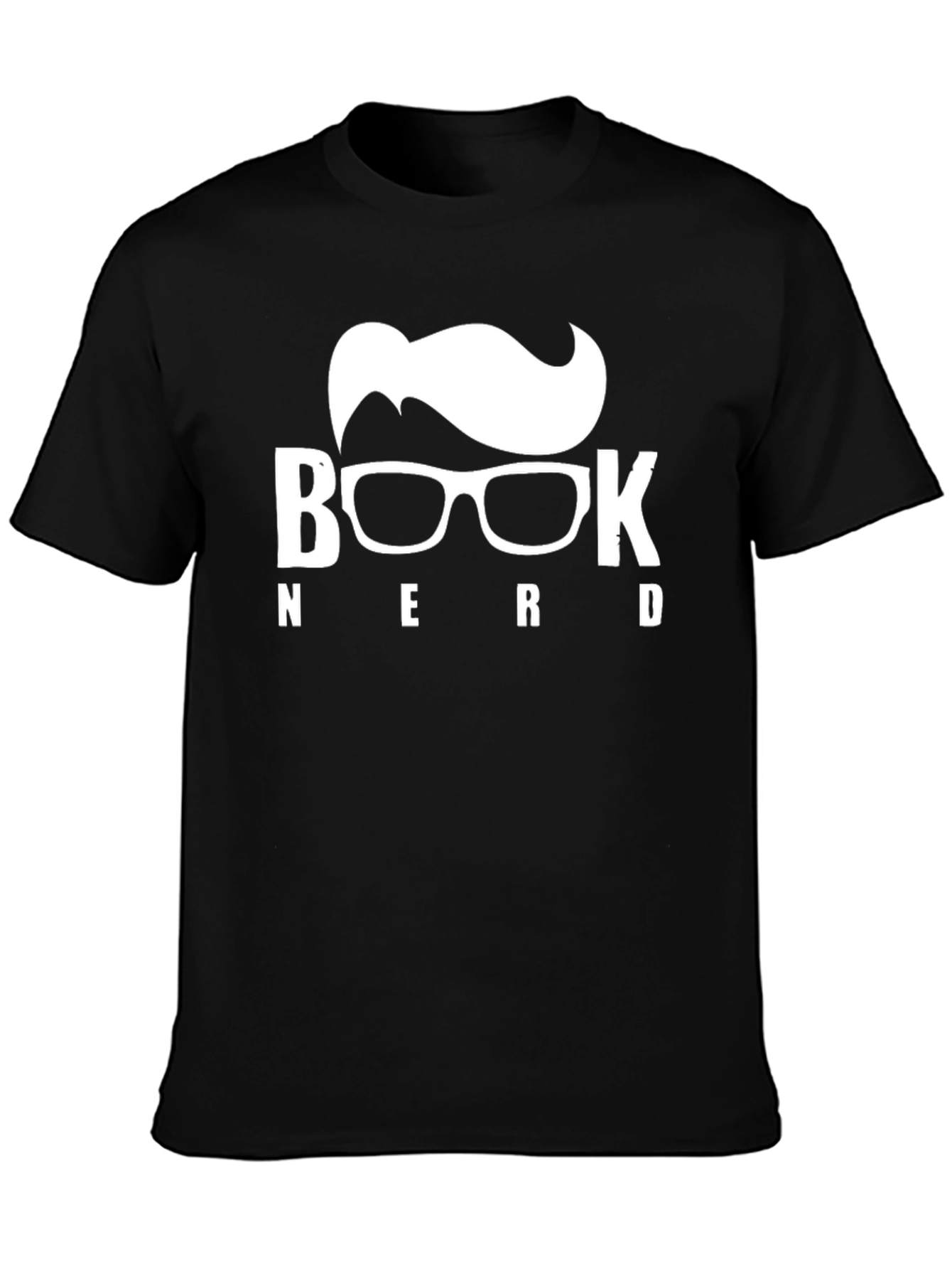 Book Nerd T-Shirt - Black Novelty Tee