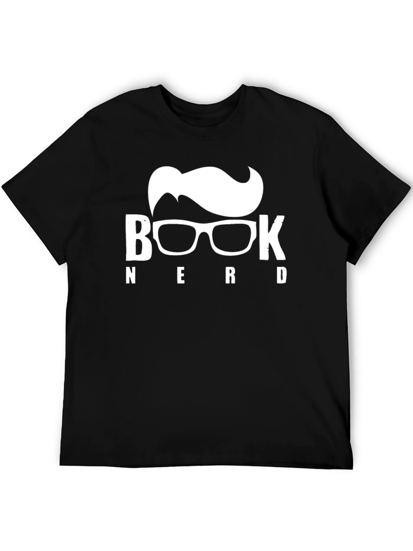 Book Nerd T-Shirt - Black Novelty Tee