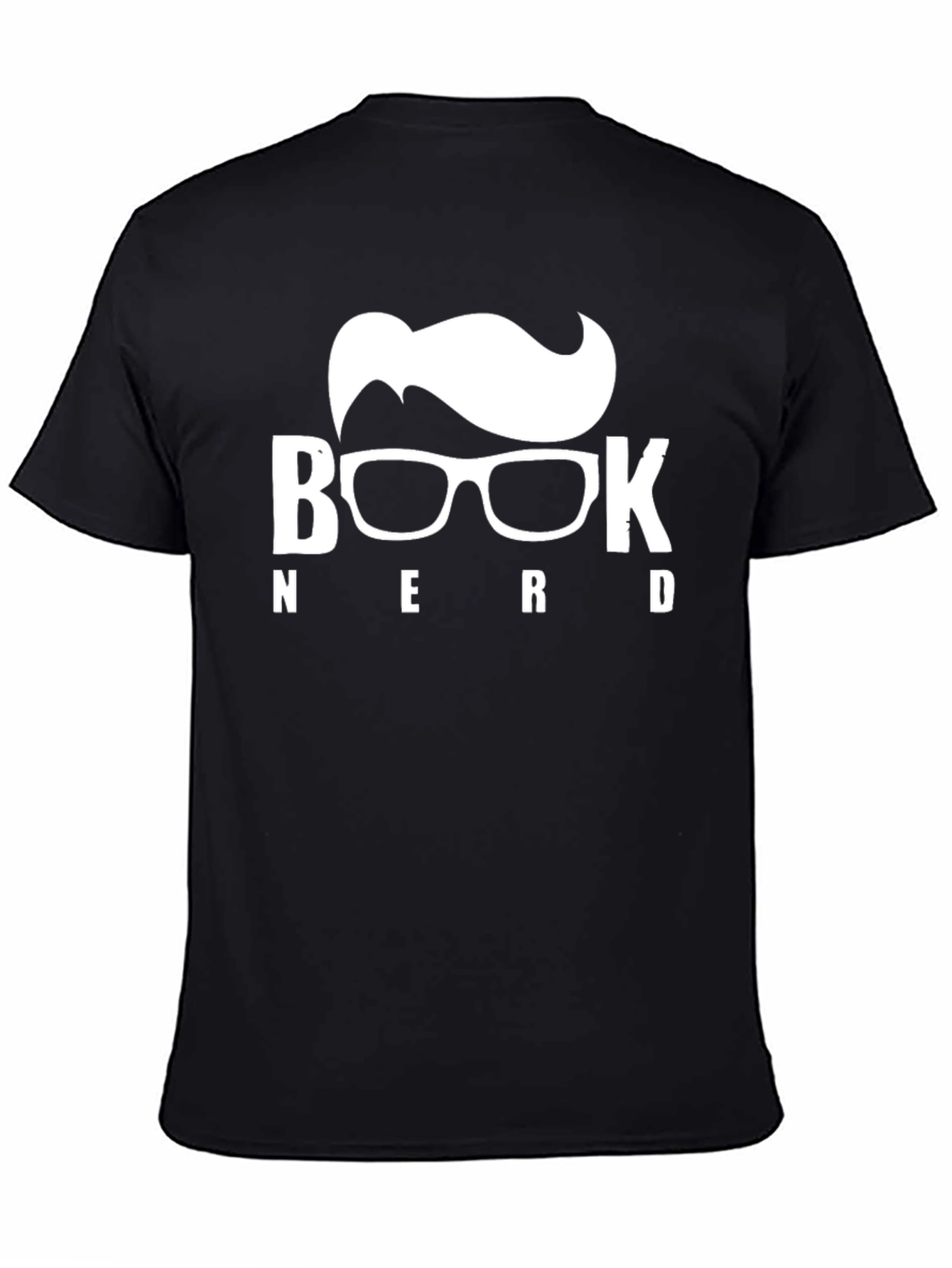 Book Nerd T-Shirt - Black Novelty Tee