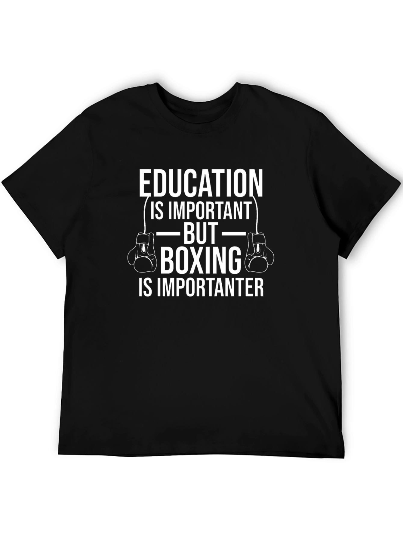 Boxing is Importanter T-Shirt Funny Boxer Tee