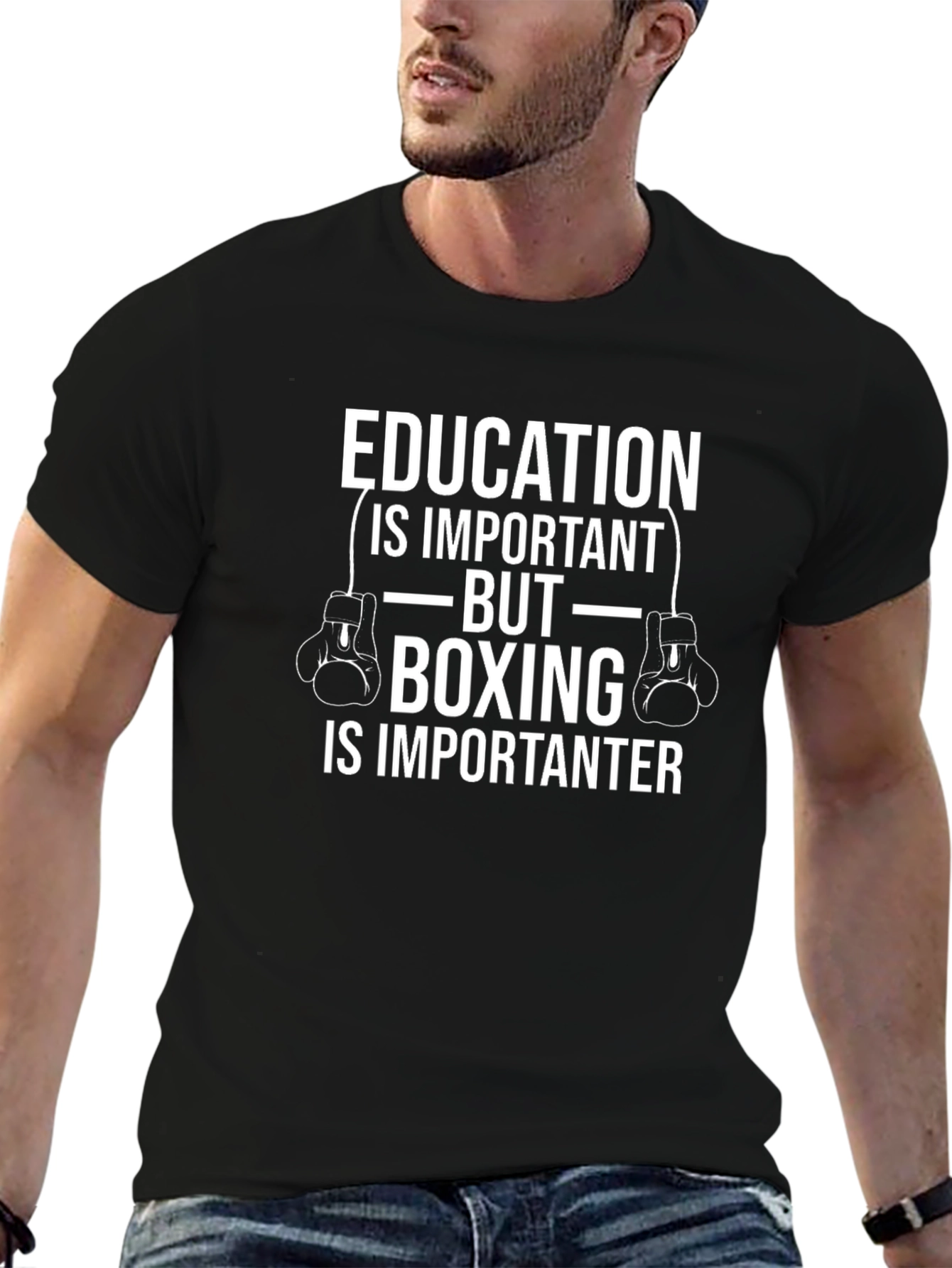 Boxing is Importanter T-Shirt Funny Boxer Tee