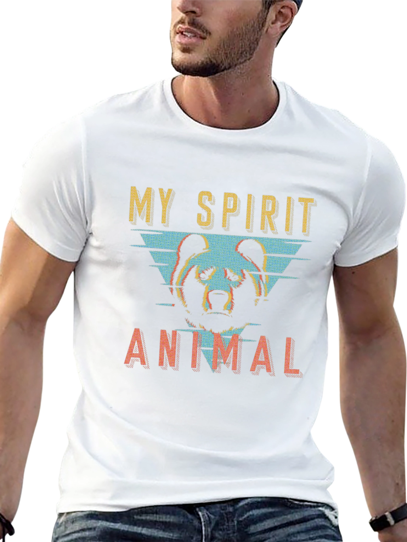 My Spirit Animal Bear Graphic Tee