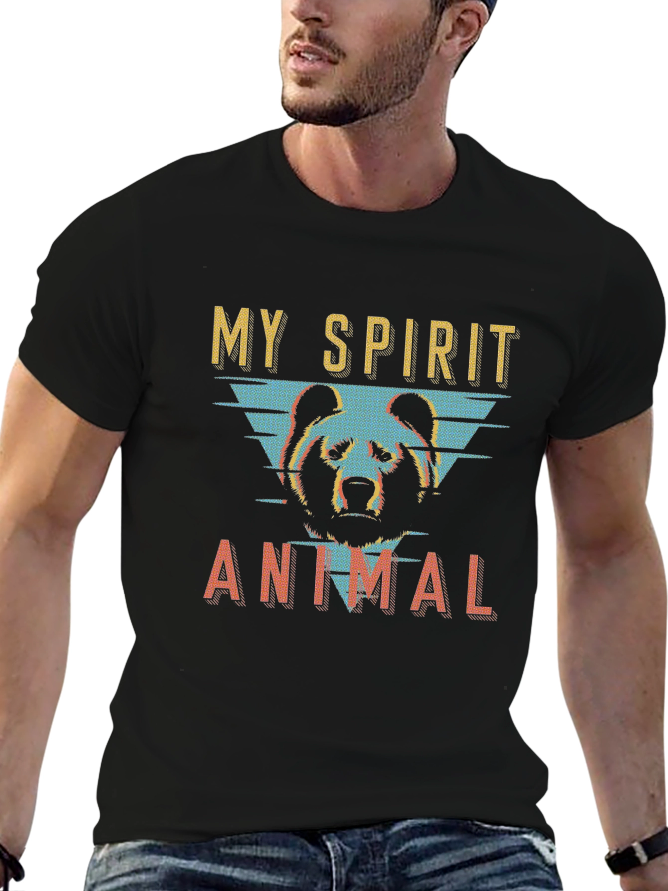 My Spirit Animal Bear Graphic Tee