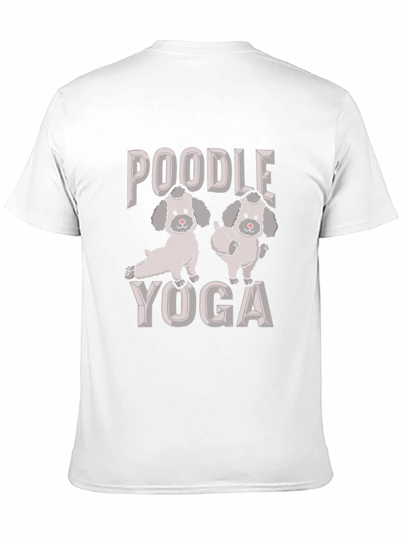 Poodle Yoga Graphic Tee - Cute Dog Lover Shirt