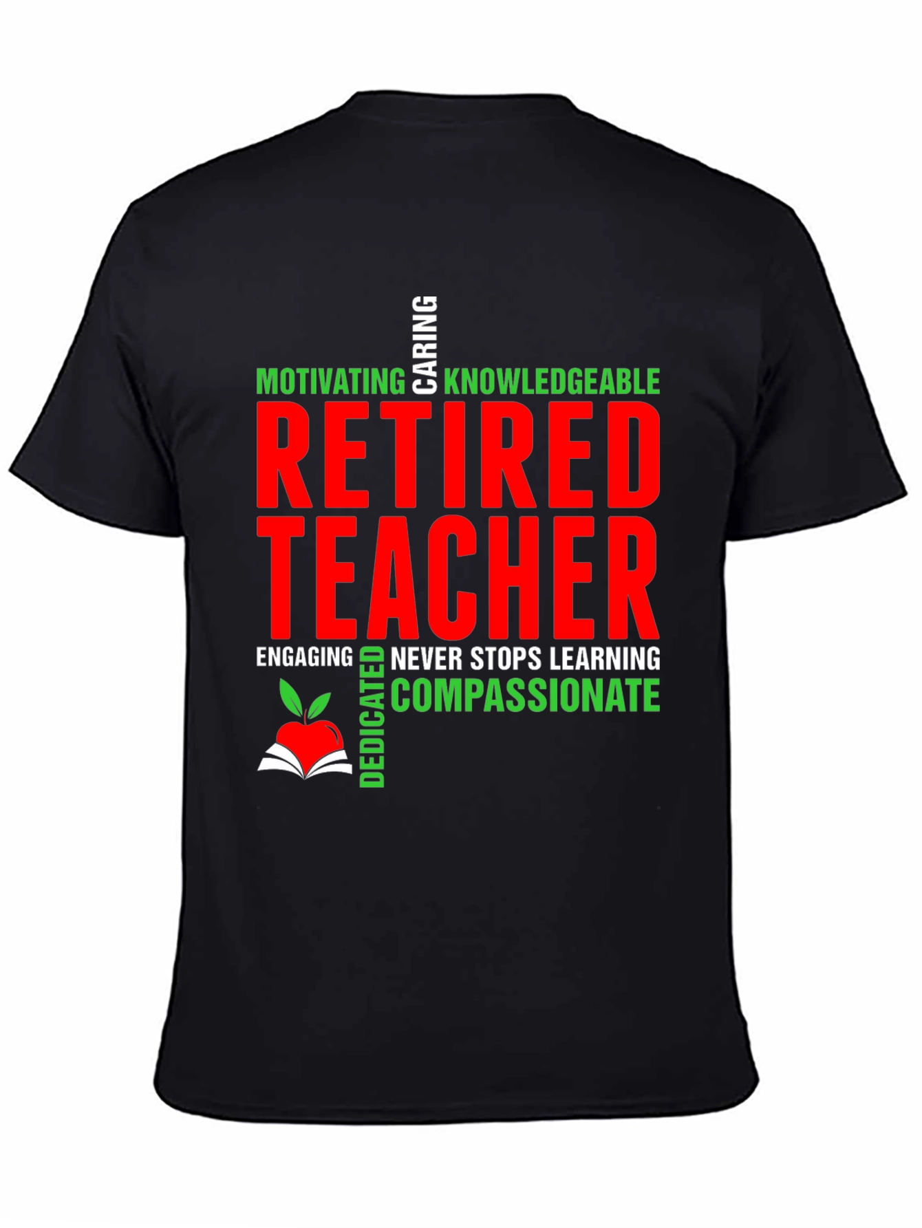 Retired Teacher Graphic T-Shirt