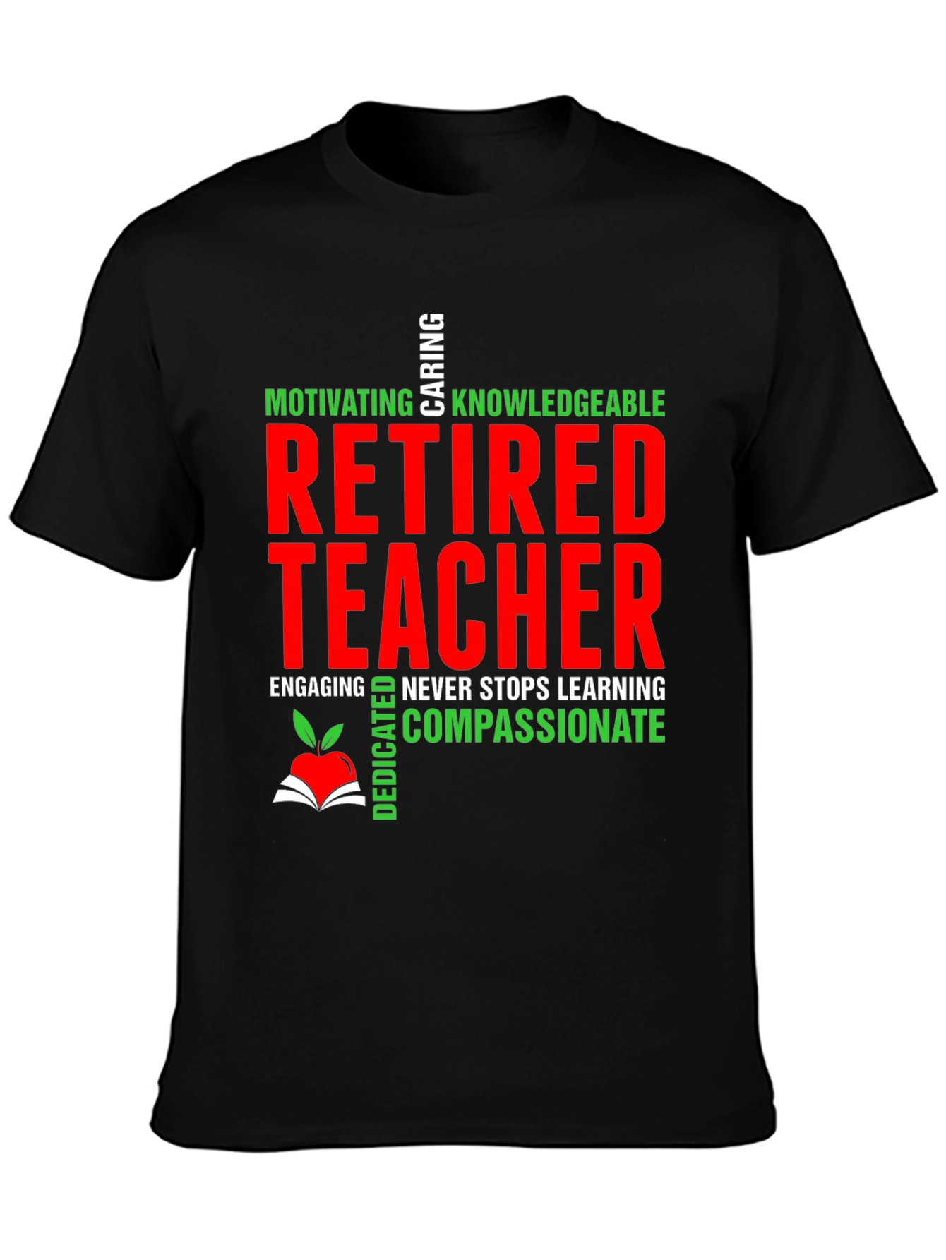 Retired Teacher Graphic T-Shirt