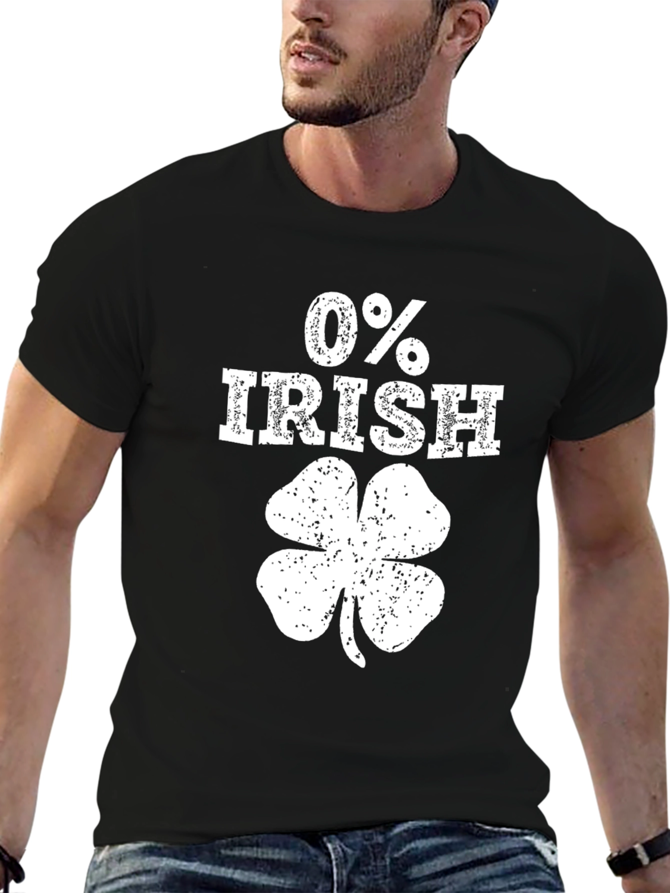 Funny 0% Irish St. Patricks Day T-Shirt