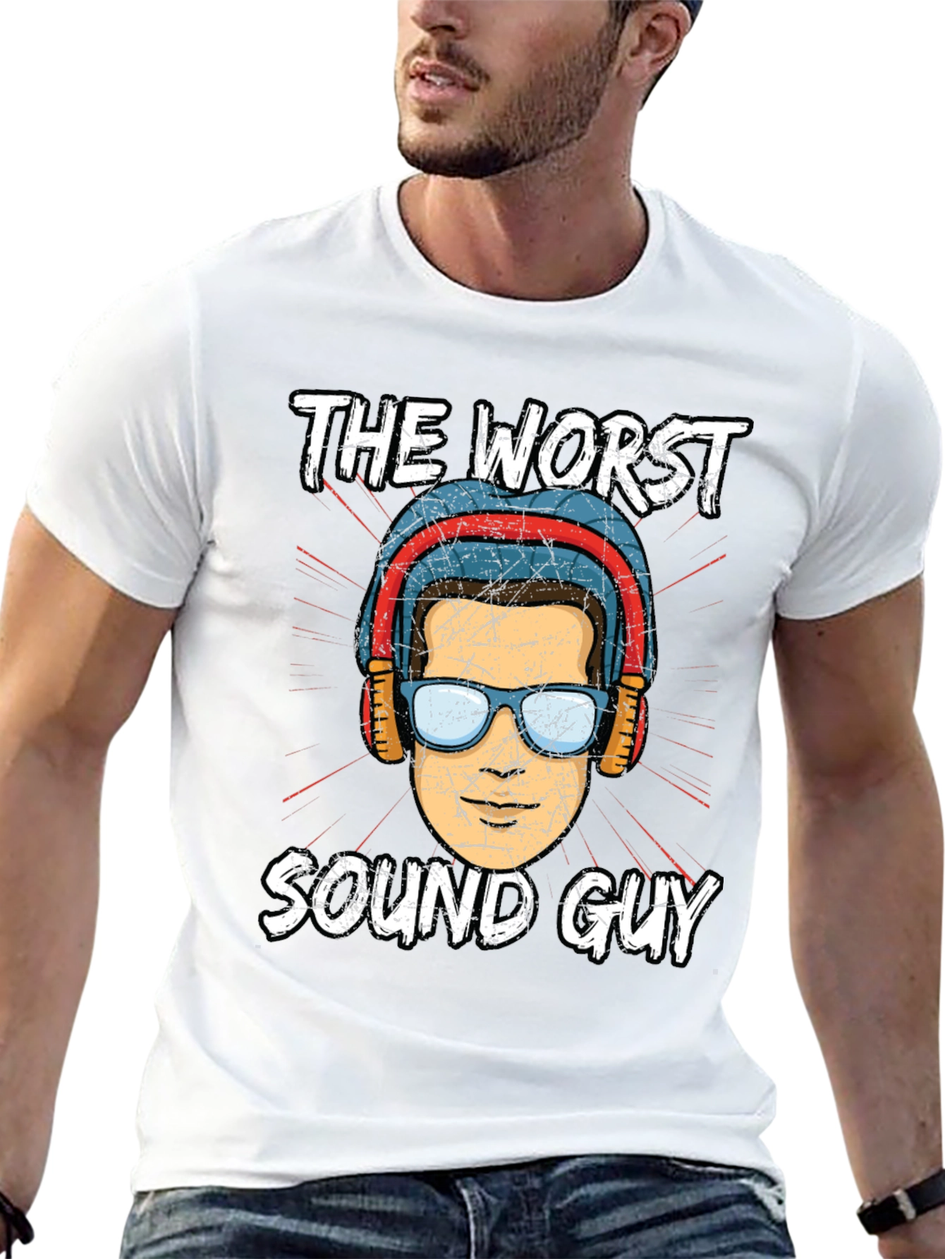 The Worst Sound Guy T-Shirt Funny Musician Gift