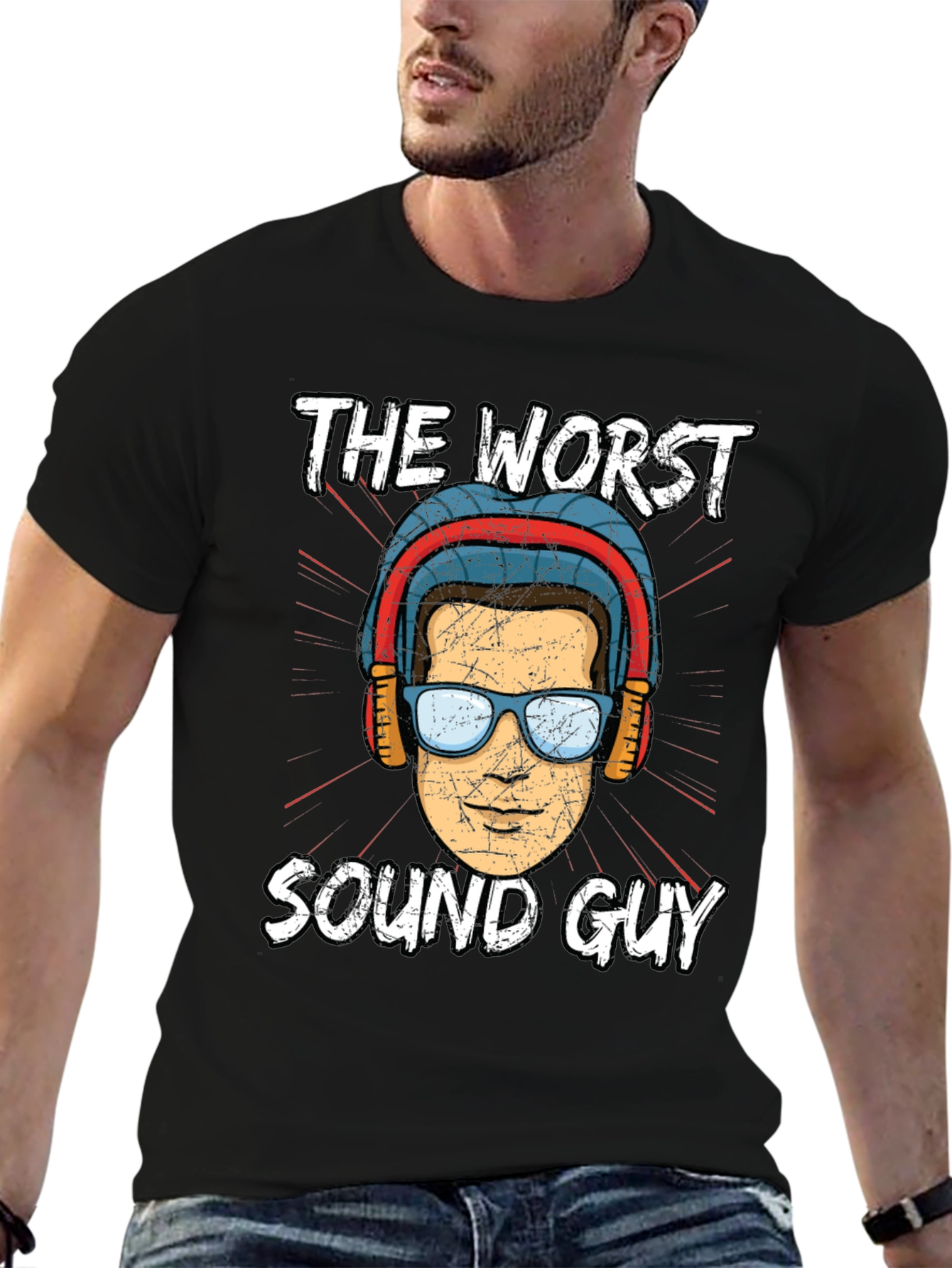 The Worst Sound Guy T-Shirt Funny Musician Gift