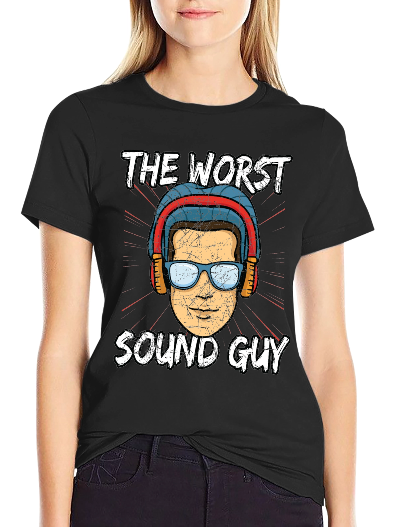The Worst Sound Guy T-Shirt Funny Musician Gift