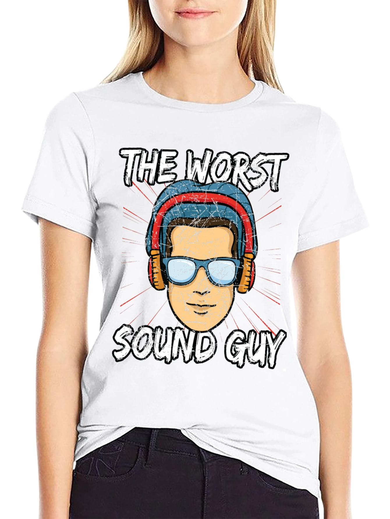 The Worst Sound Guy T-Shirt Funny Musician Gift