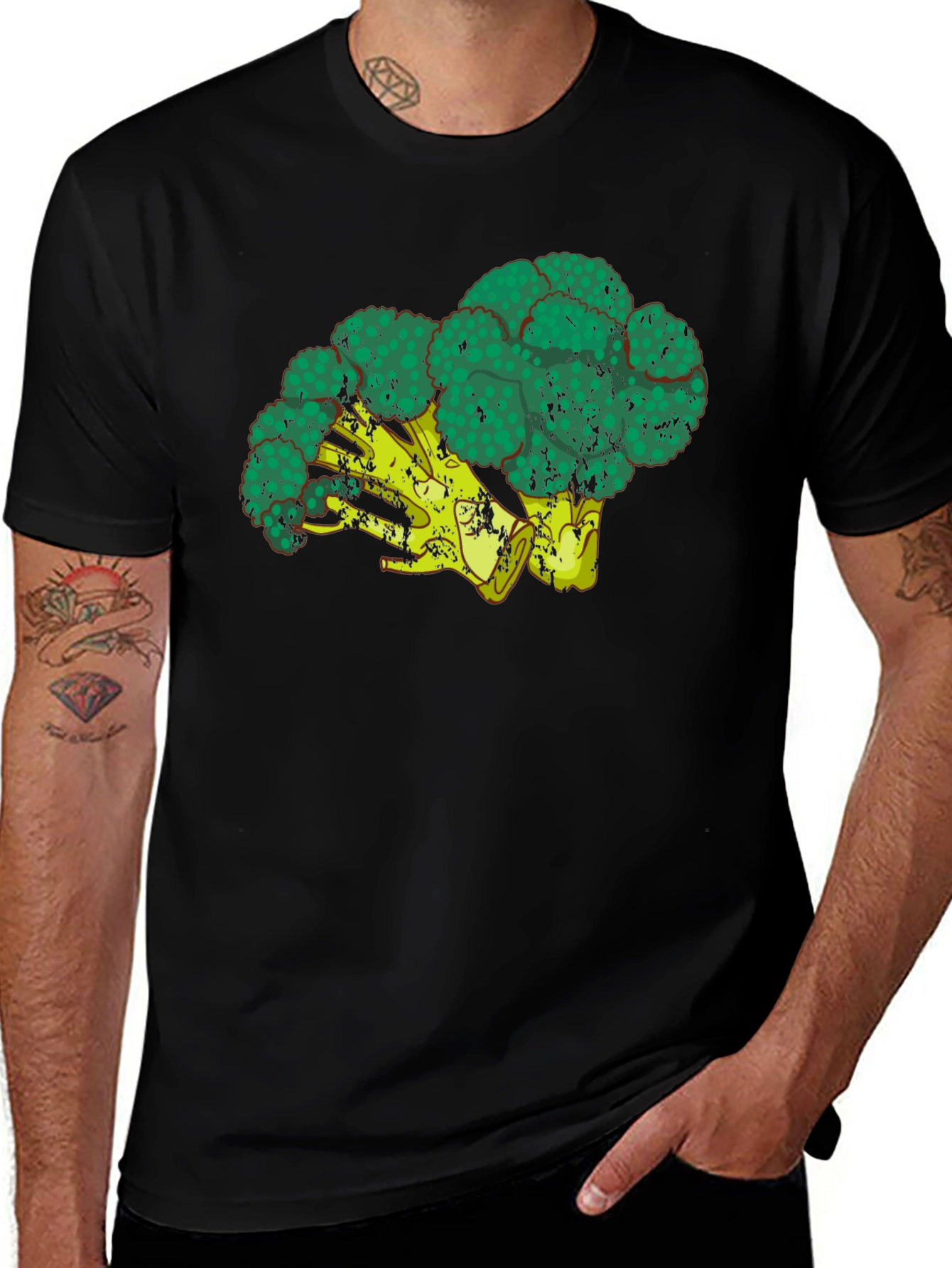 Broccoli Graphic T-Shirt - Veggie Lover Tee