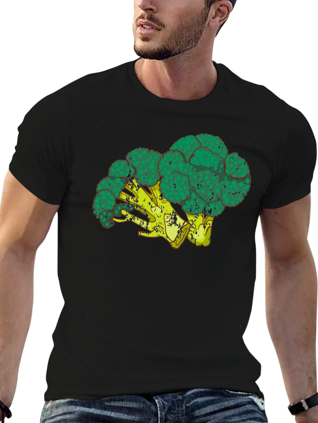 Broccoli Graphic T-Shirt - Veggie Lover Tee