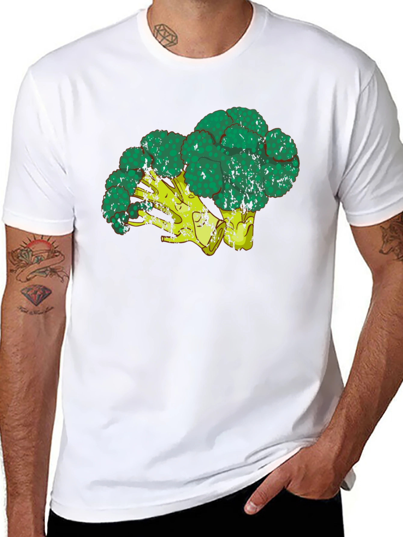 Broccoli Graphic T-Shirt - Veggie Lover Tee