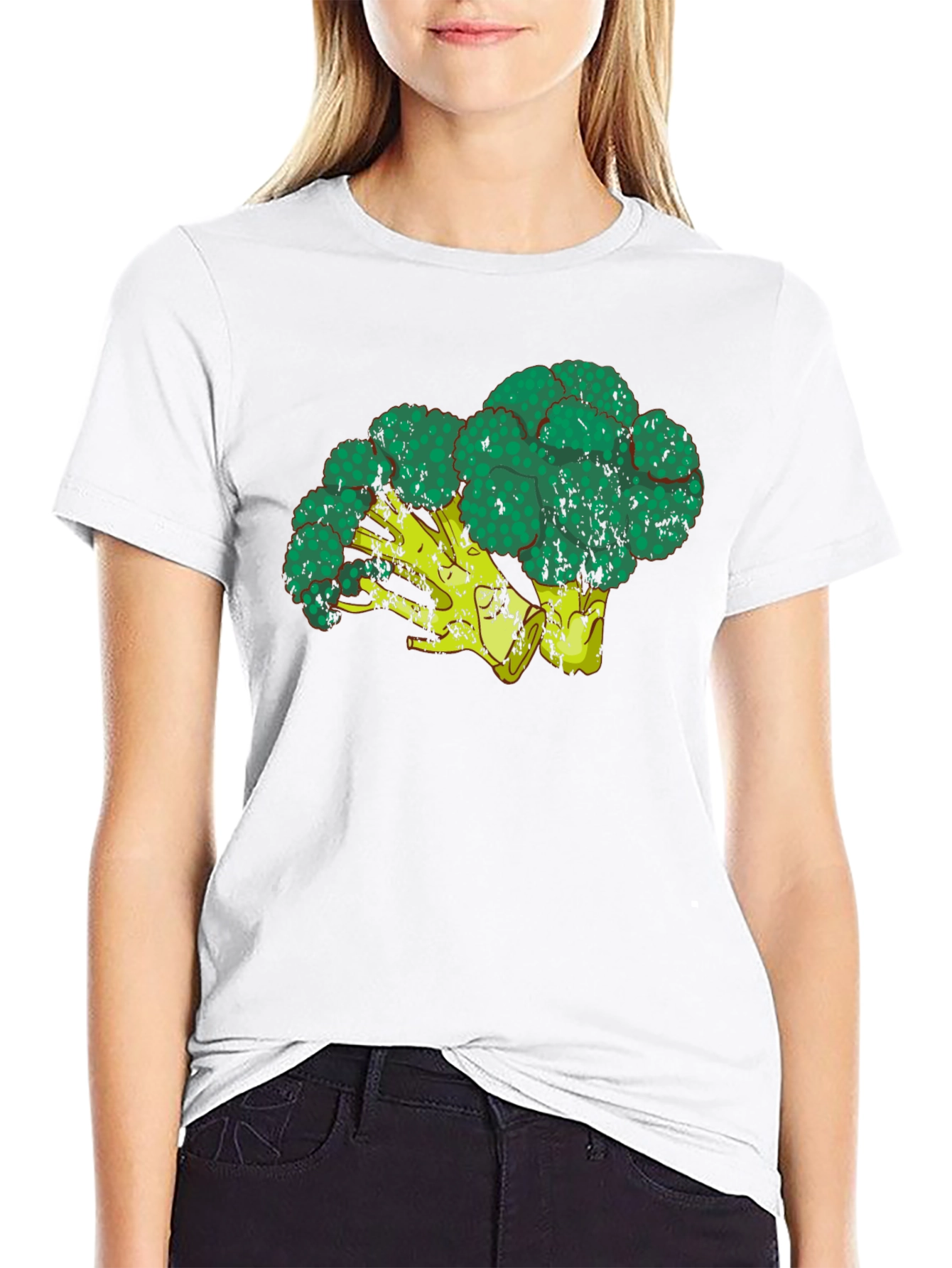 Broccoli Graphic T-Shirt - Veggie Lover Tee