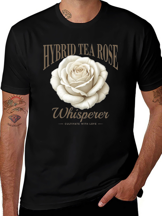 Hybrid Tea Rose Whisperer Graphic T-Shirt