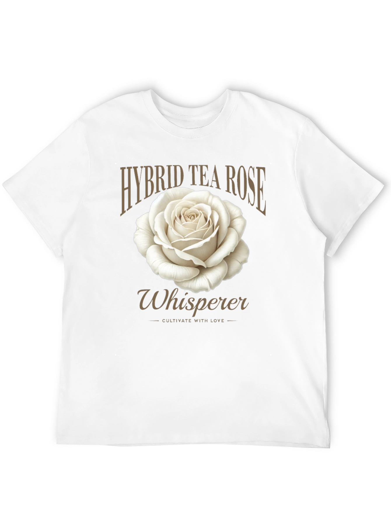 Hybrid Tea Rose Whisperer Graphic T-Shirt